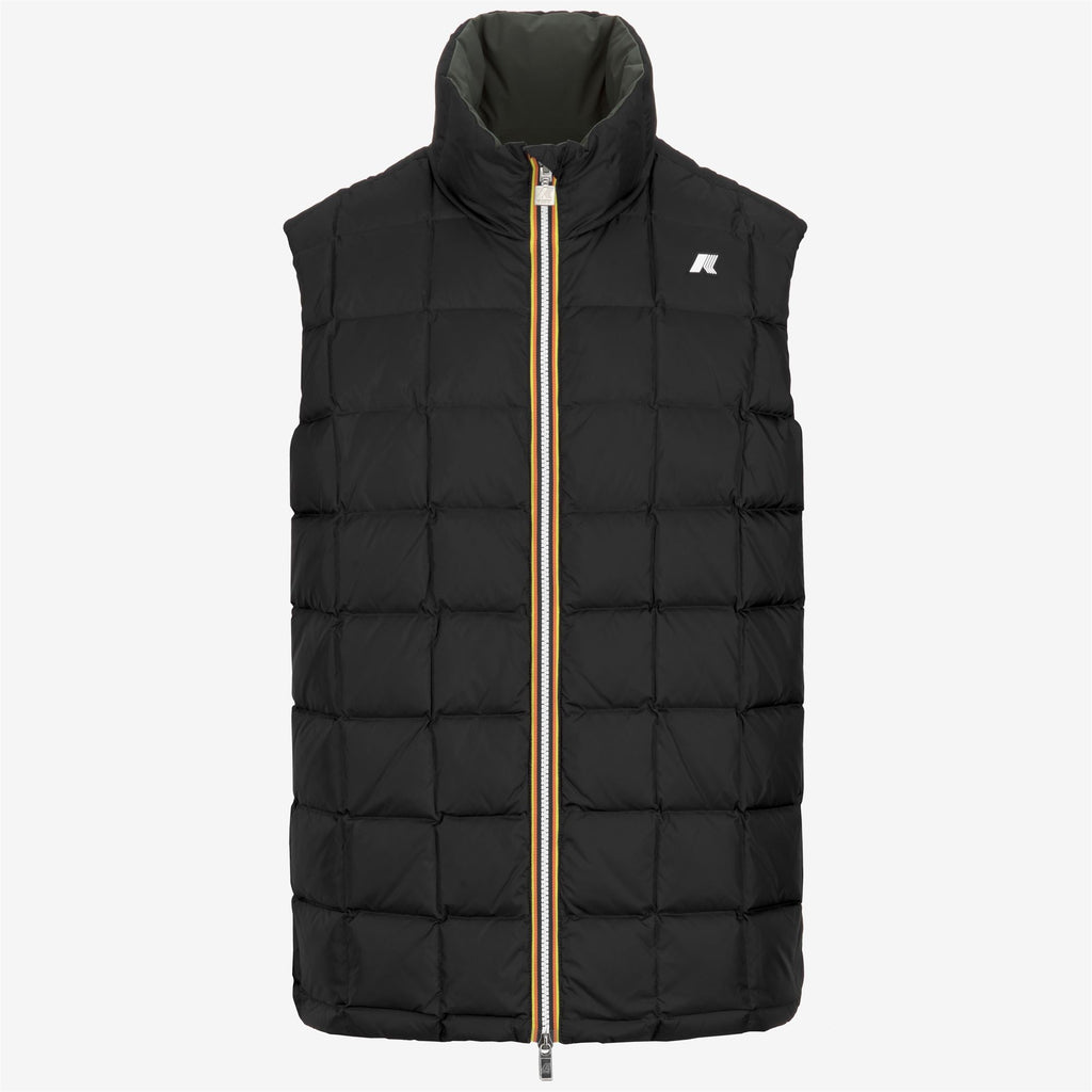 VALEN ST THERMO REVERSIBLE - Jackets - Short - Man - GREEN BLACKISH-BLACK PURE