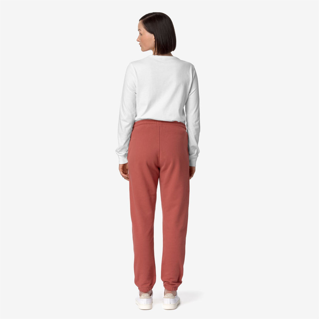 GINEVRETTE FLEECE PEACH - Pants - Sport Trousers - Woman - PINK CEDAR