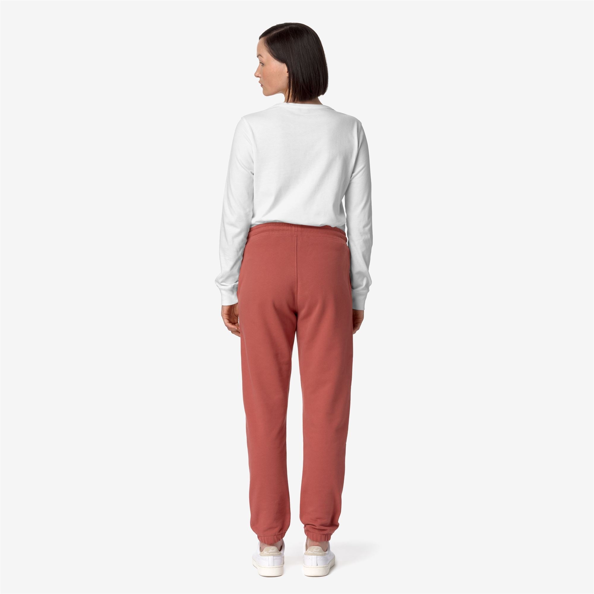 GINEVRETTE FLEECE PEACH - Pants - Sport Trousers - Woman - PINK CEDAR