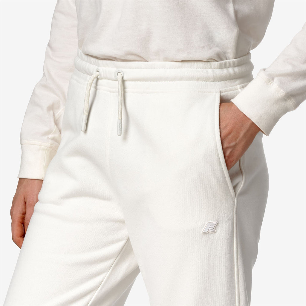 GINEVRETTE FLEECE PEACH - Pants - Sport Trousers - Woman - WHITE GARDENIA