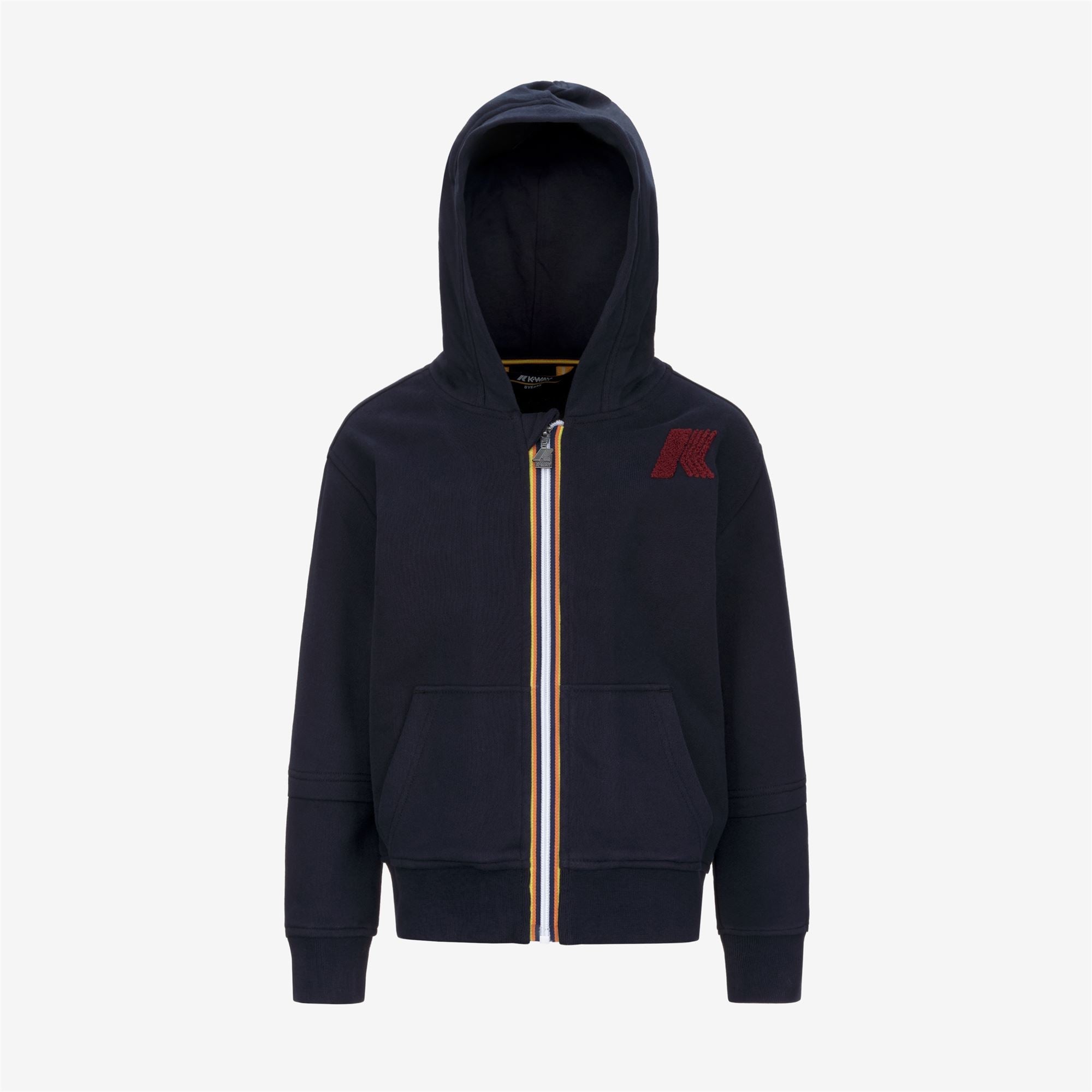 P. BERGE FP K SPONGE - Fleece - Hoodie Full Zip - Boy - BLUE DEPTH