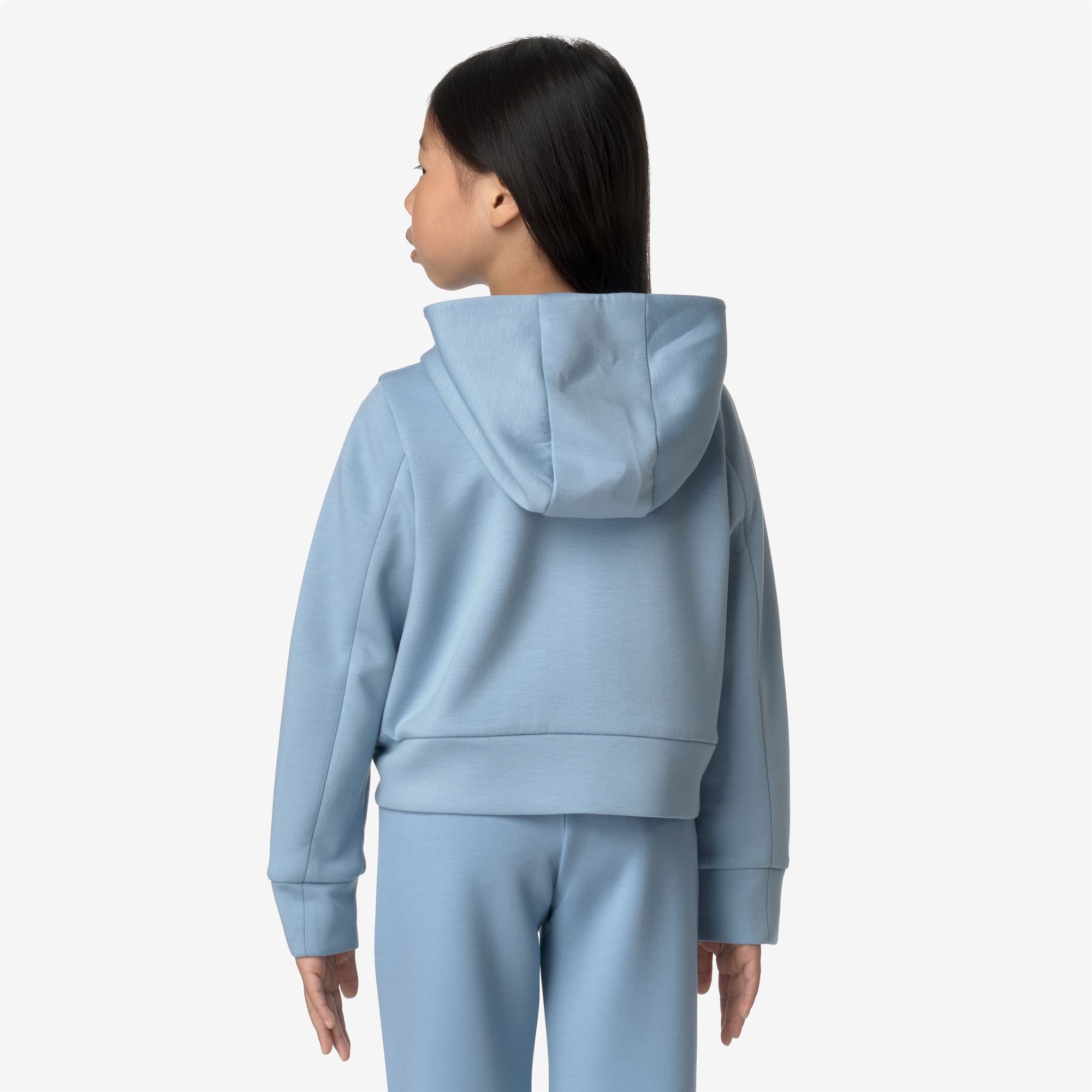 P. DIVINE LIGHT SPACER - Fleece - Hoodie Full Zip - Girl - BLUE AVIO