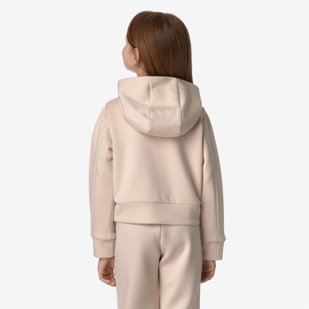 P. DIVINE LIGHT SPACER - Fleece - Hoodie Full Zip - Girl - PINK TINT