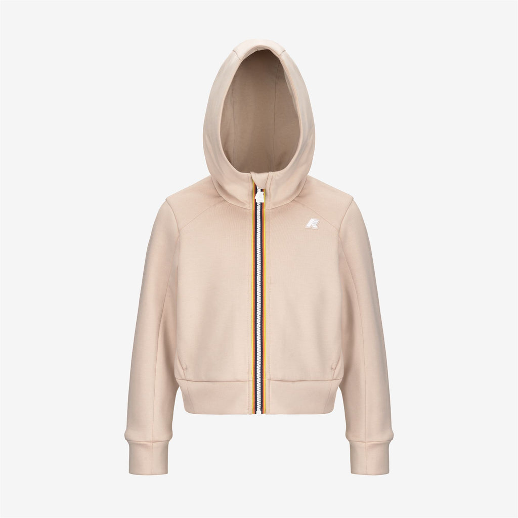 P. DIVINE LIGHT SPACER - Fleece - Hoodie Full Zip - Girl - PINK TINT