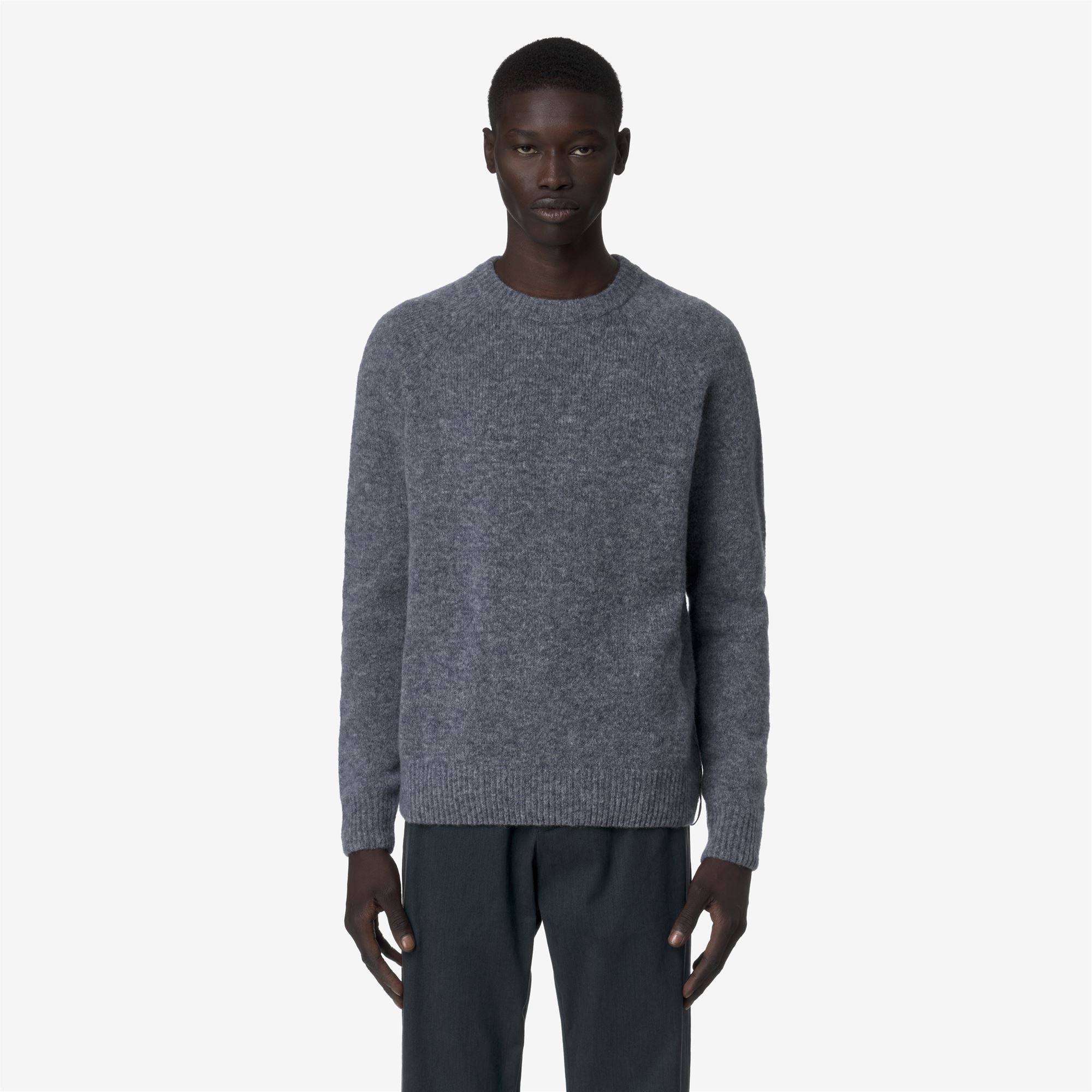RENOULT - KNITWEAR - Pull Over - Man - BLUE WILD MIX