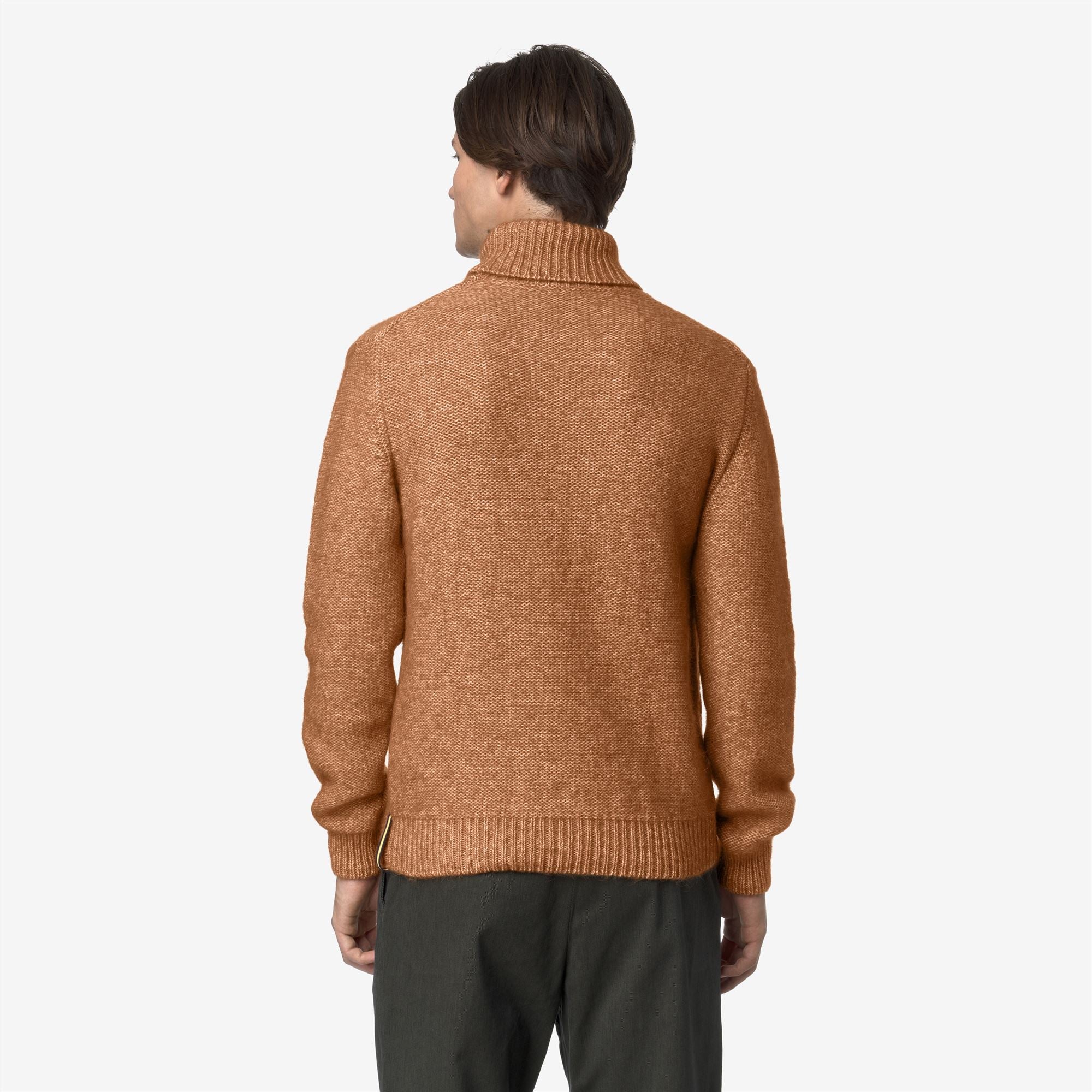 CIRAL - KNITWEAR - Pull Over - Man - ORANGE-OFF WHITE