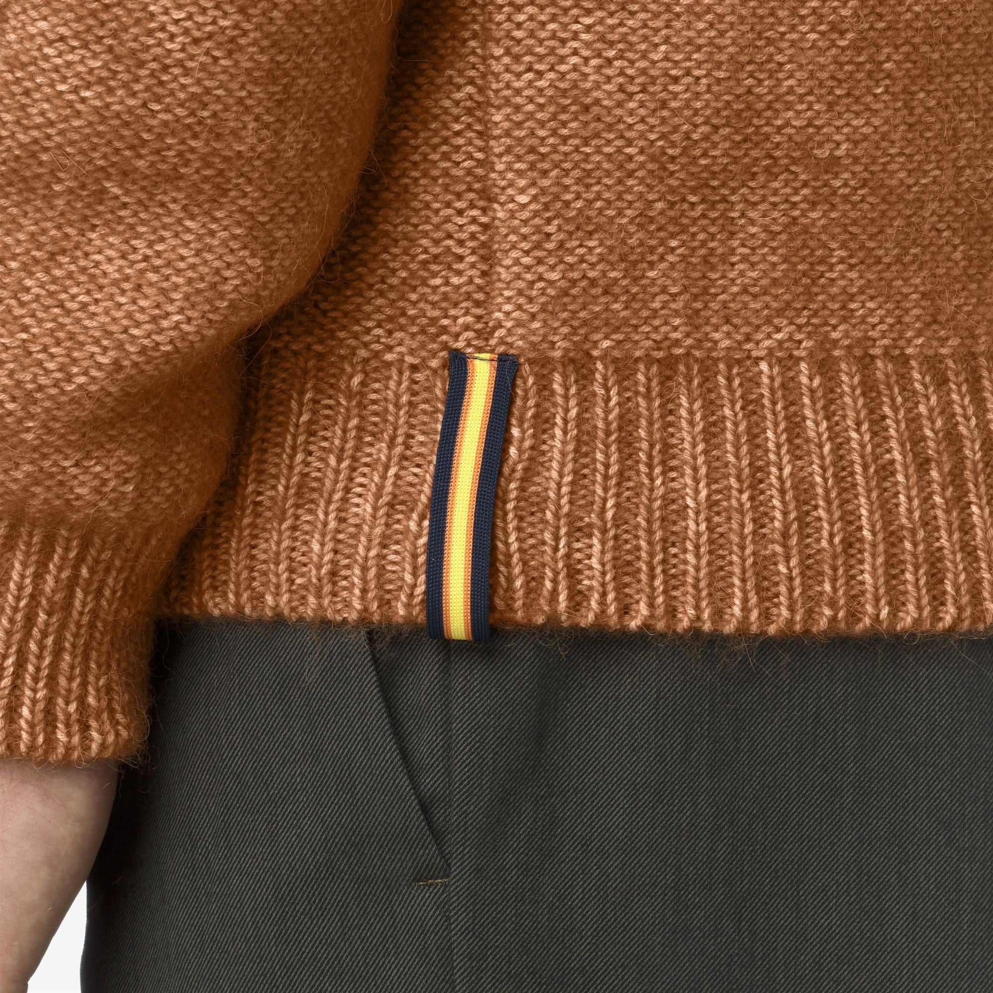 CIRAL - KNITWEAR - Pull Over - Man - ORANGE-OFF WHITE