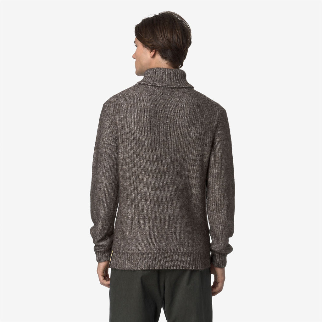 CIRAL - KNITWEAR - Pull Over - Man - BLACK OLIVE-OFF WHITE