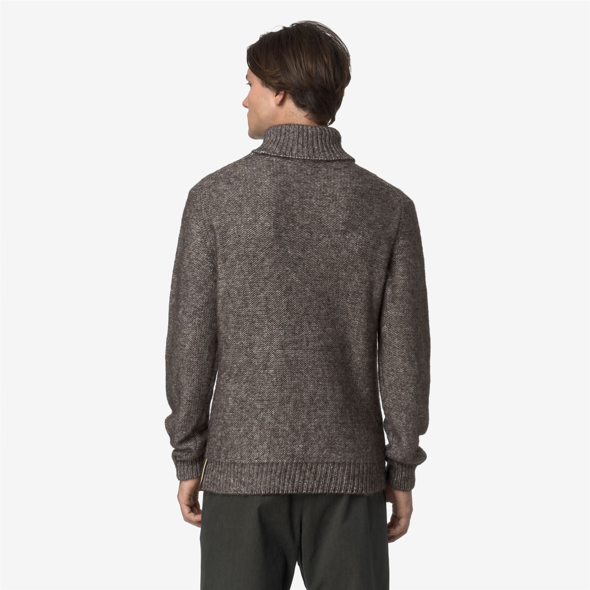 CIRAL - KNITWEAR - Pull Over - Man - BLACK OLIVE-OFF WHITE
