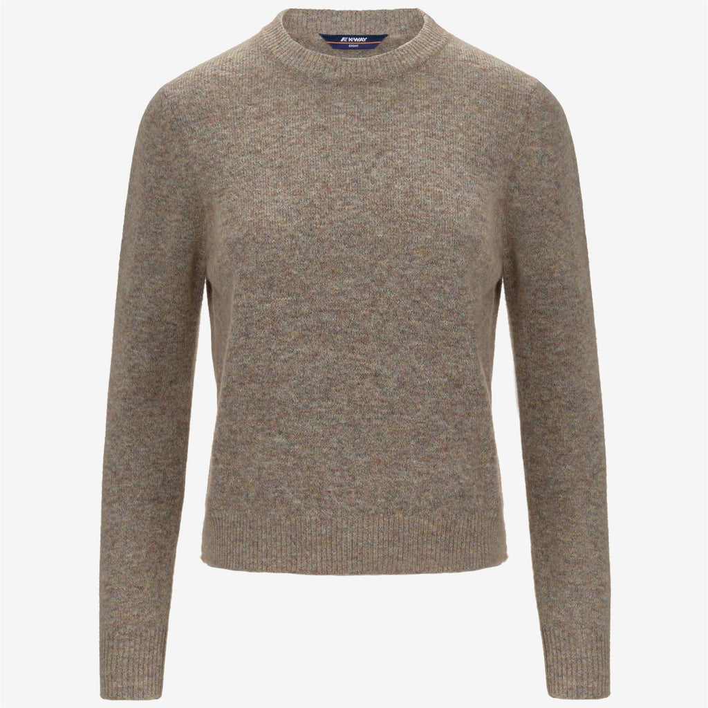 CLARISSE WOOL STRETCH - KNITWEAR - Pull Over - Woman - PINK DUST MIX