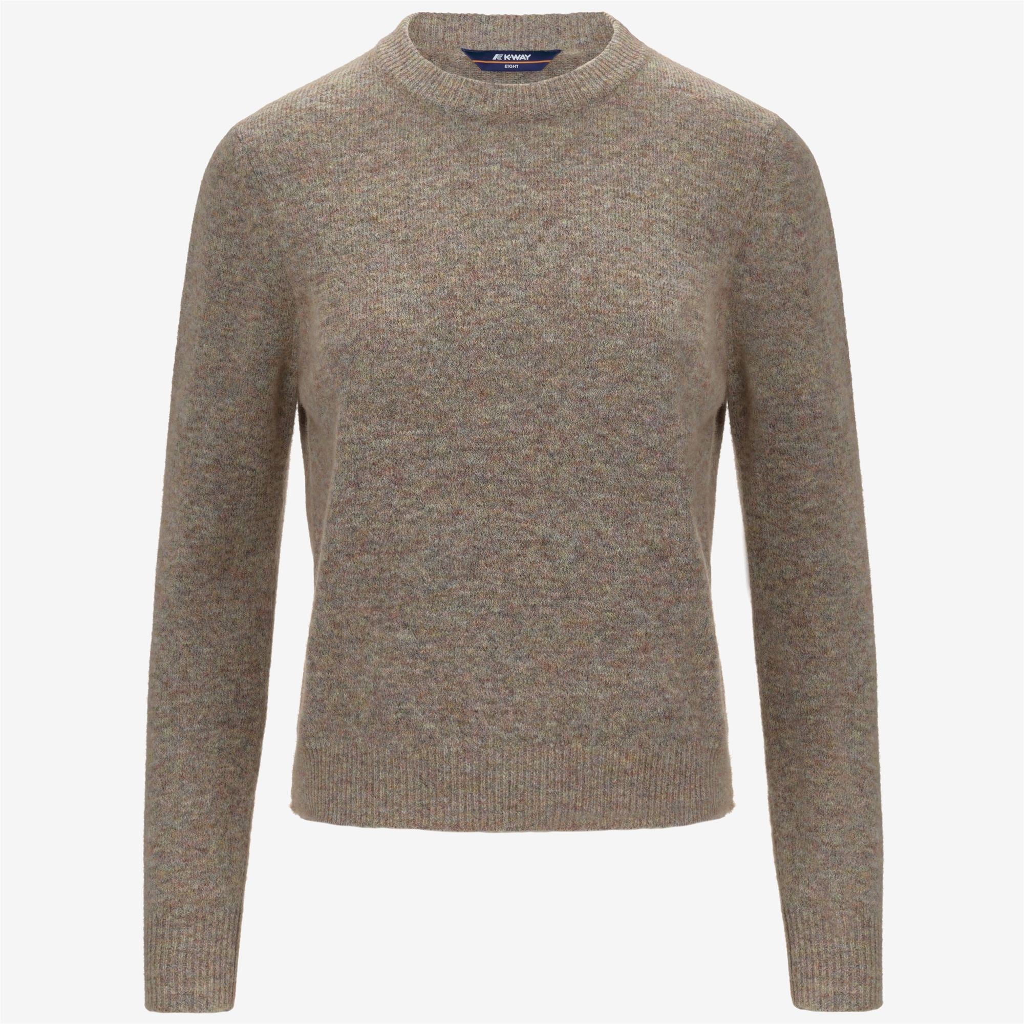 CLARISSE WOOL STRETCH - KNITWEAR - Pull Over - Woman - PINK DUST MIX