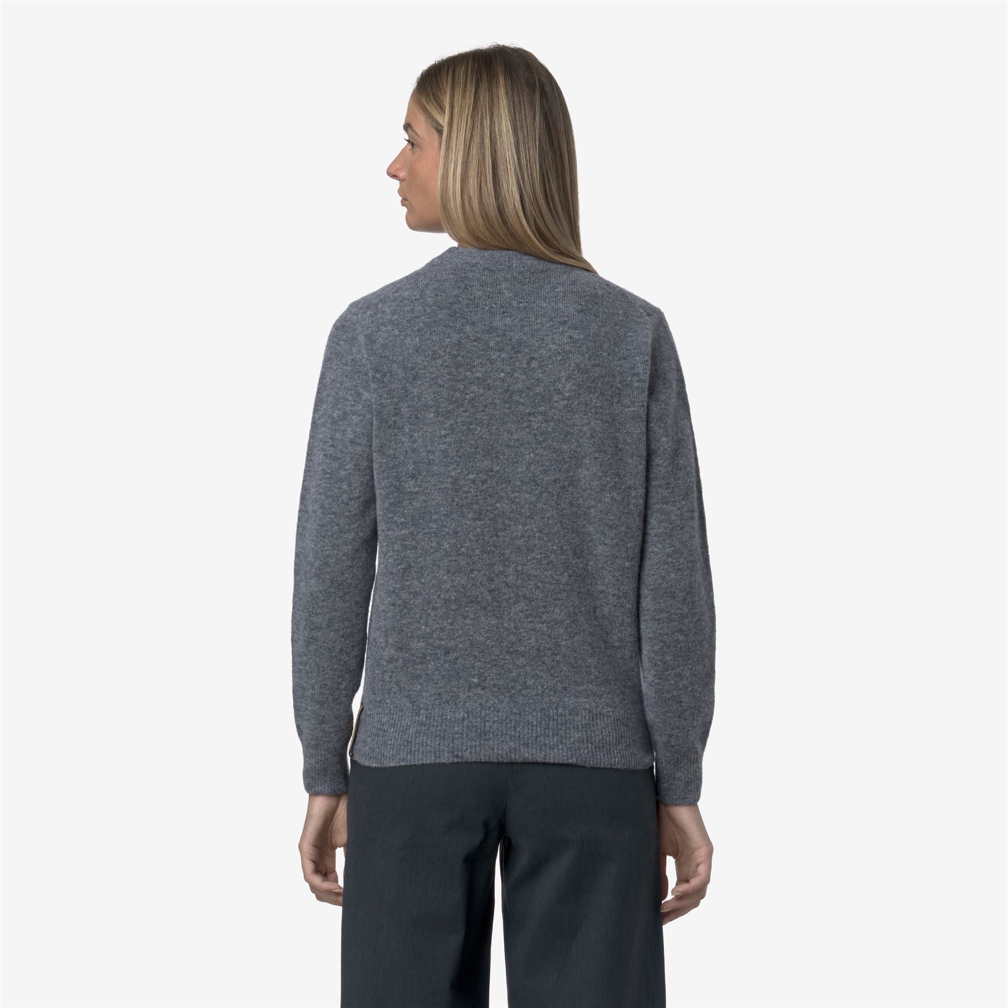 CLARISSE WOOL STRETCH - KNITWEAR - Pull Over - Woman - BLUE WILD MIX