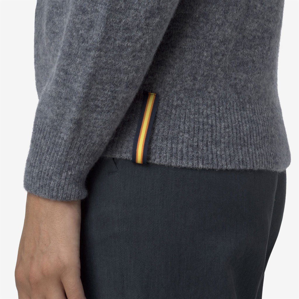 CLARISSE WOOL STRETCH - KNITWEAR - Pull Over - Woman - BLUE WILD MIX