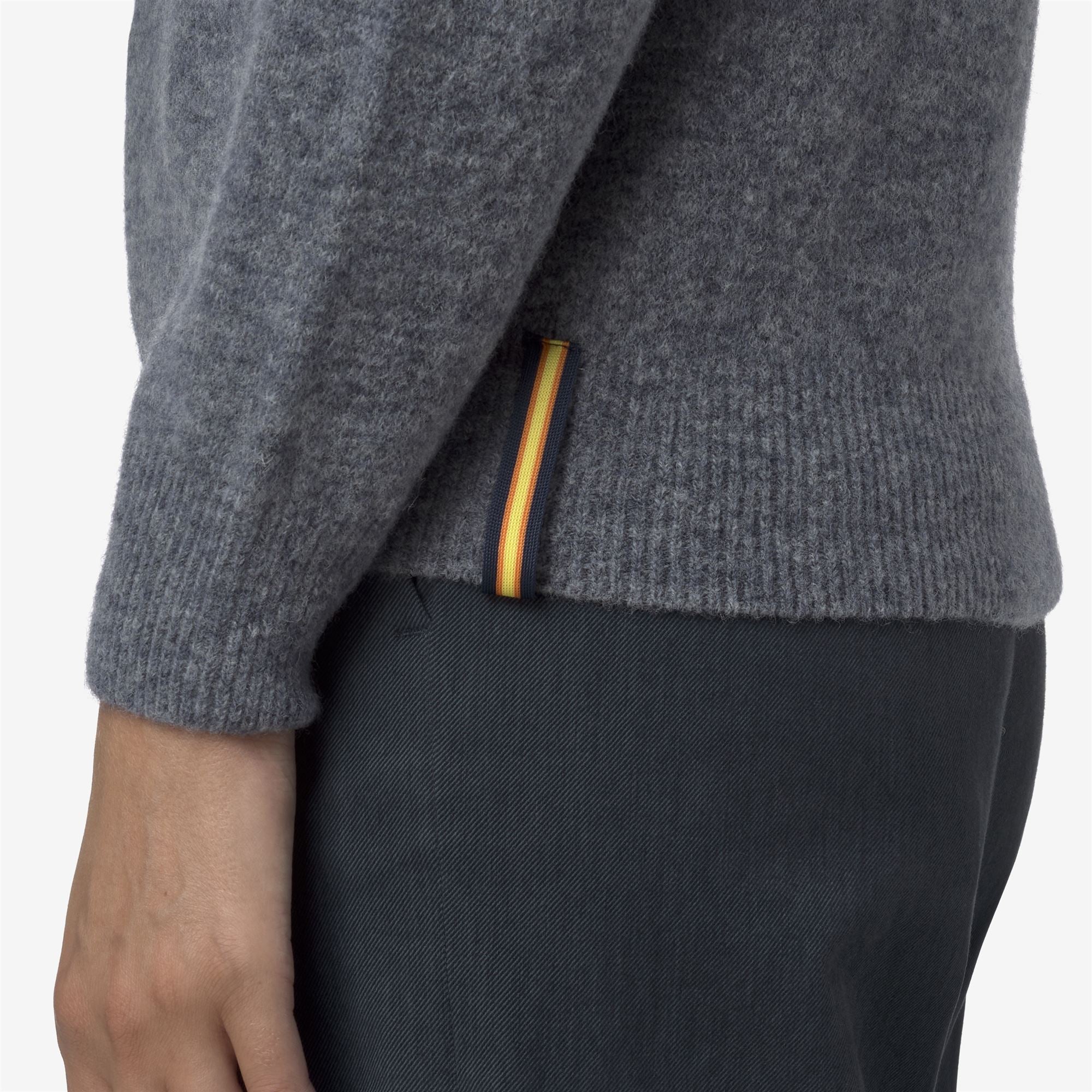 CLARISSE WOOL STRETCH - KNITWEAR - Pull Over - Woman - BLUE WILD MIX