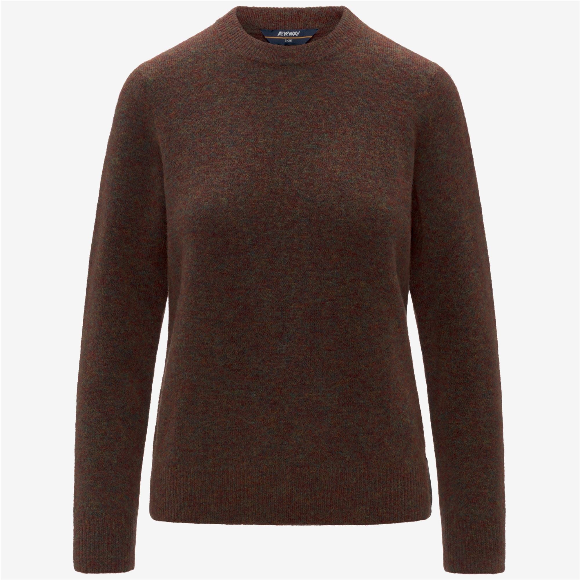 CLARISSE WOOL STRETCH - KNITWEAR - Pull Over - Woman - BROWN COFFEE MIX