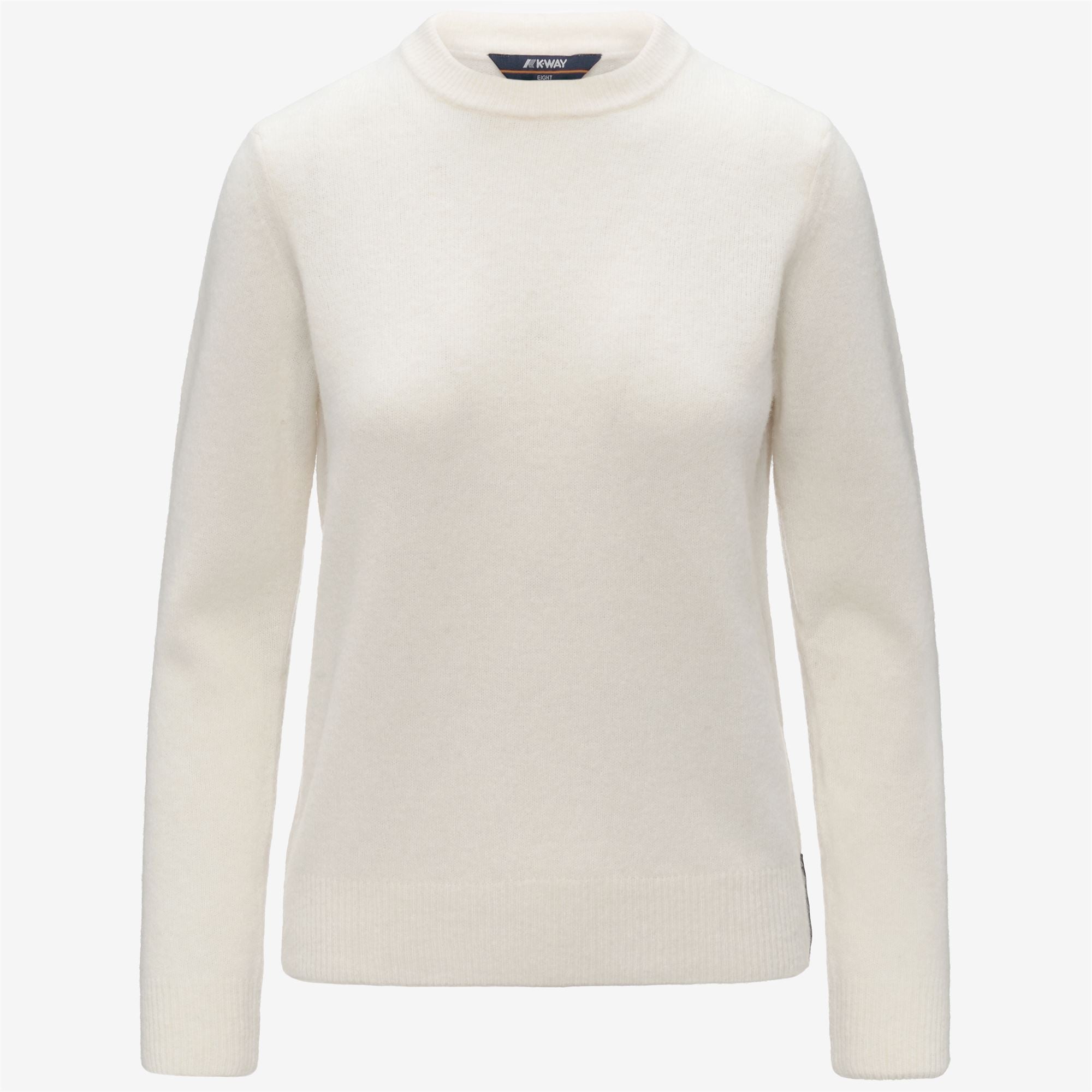 CLARISSE WOOL STRETCH - KNITWEAR - Pull Over - Woman - WHITE GARDENIA