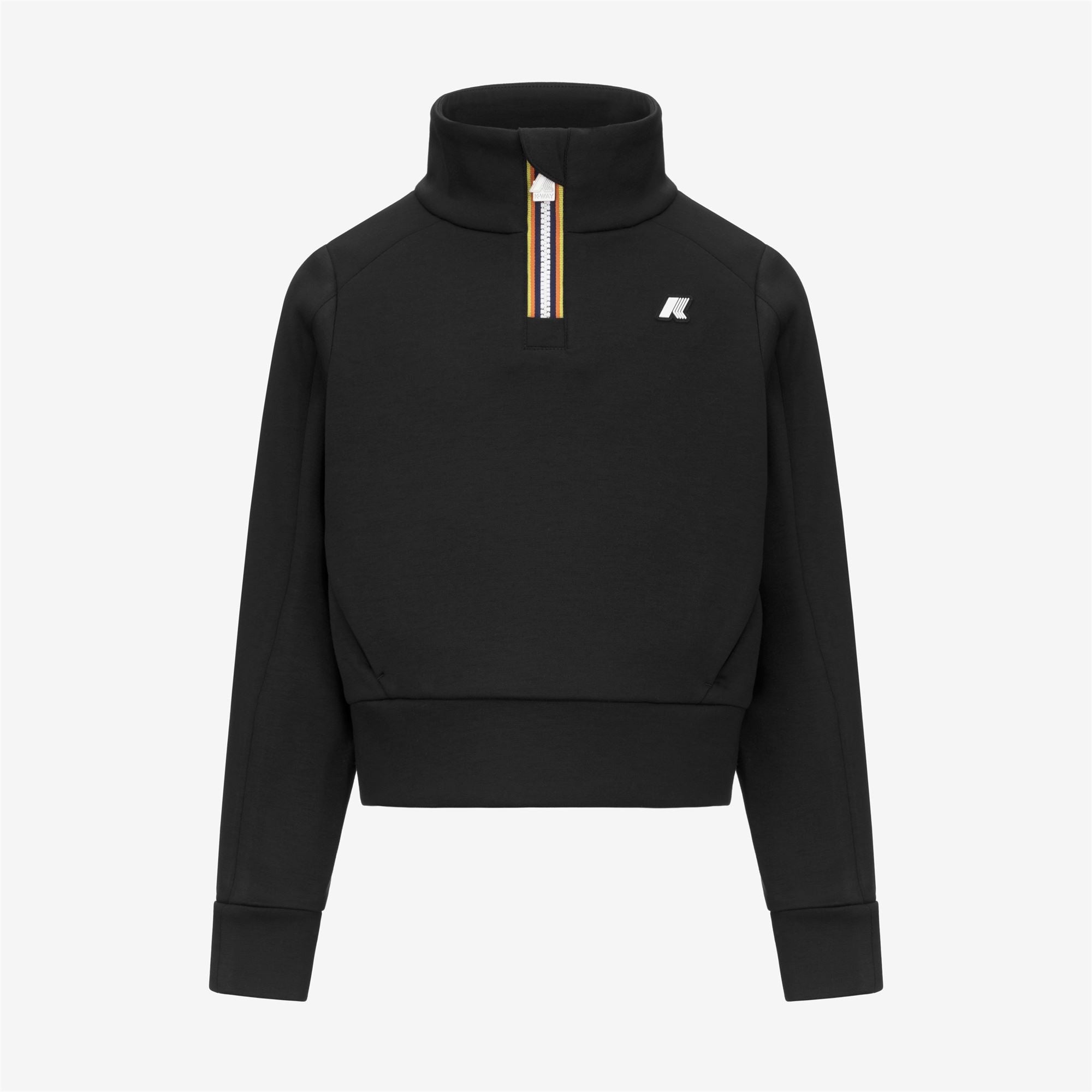 P. LOUEN LIGHT SPACER - Fleece - Jumper - Girl - BLACK PURE