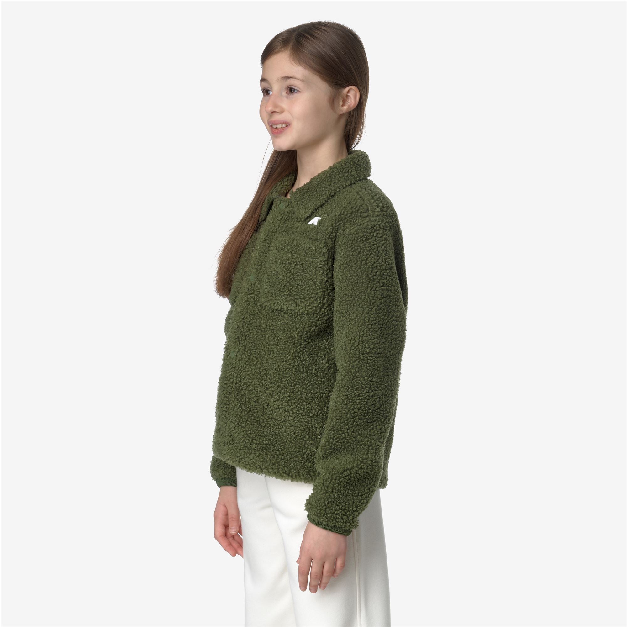 P. CAMERON SHERPA POLAR - Fleece - Jacket - Boy - GREEN C-GREEN C