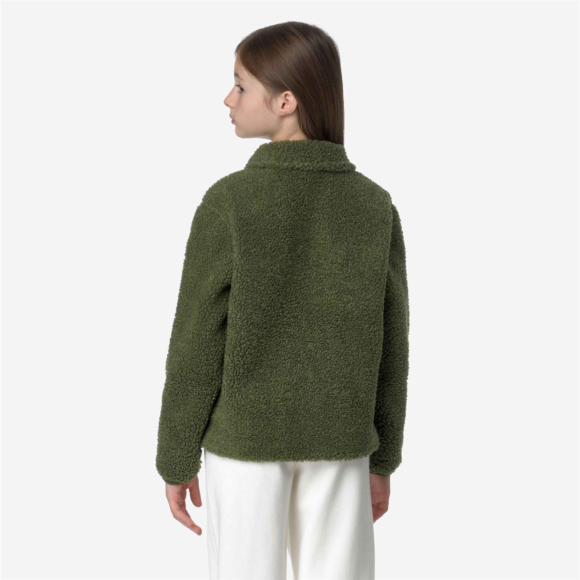P. CAMERON SHERPA POLAR - Fleece - Jacket - Boy - GREEN C-GREEN C