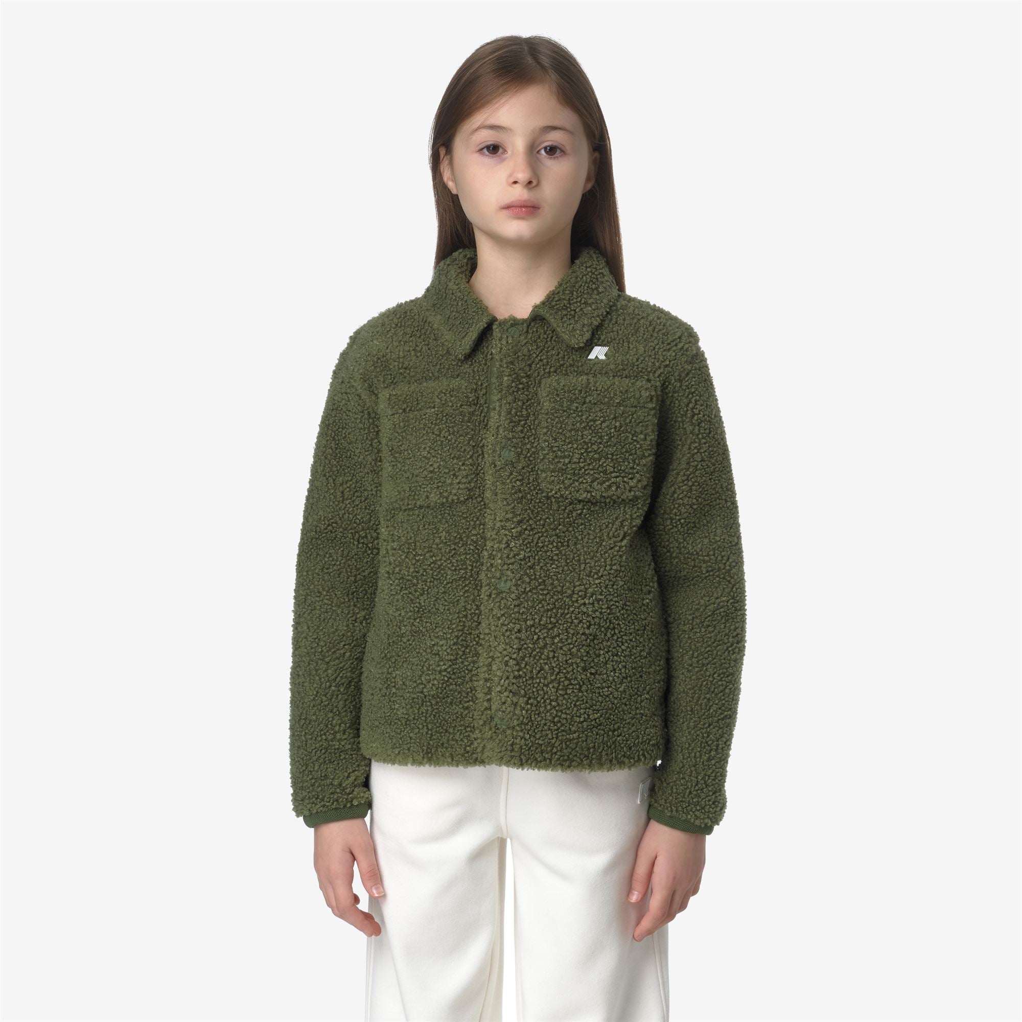 P. CAMERON SHERPA POLAR - Fleece - Jacket - Boy - GREEN C-GREEN C