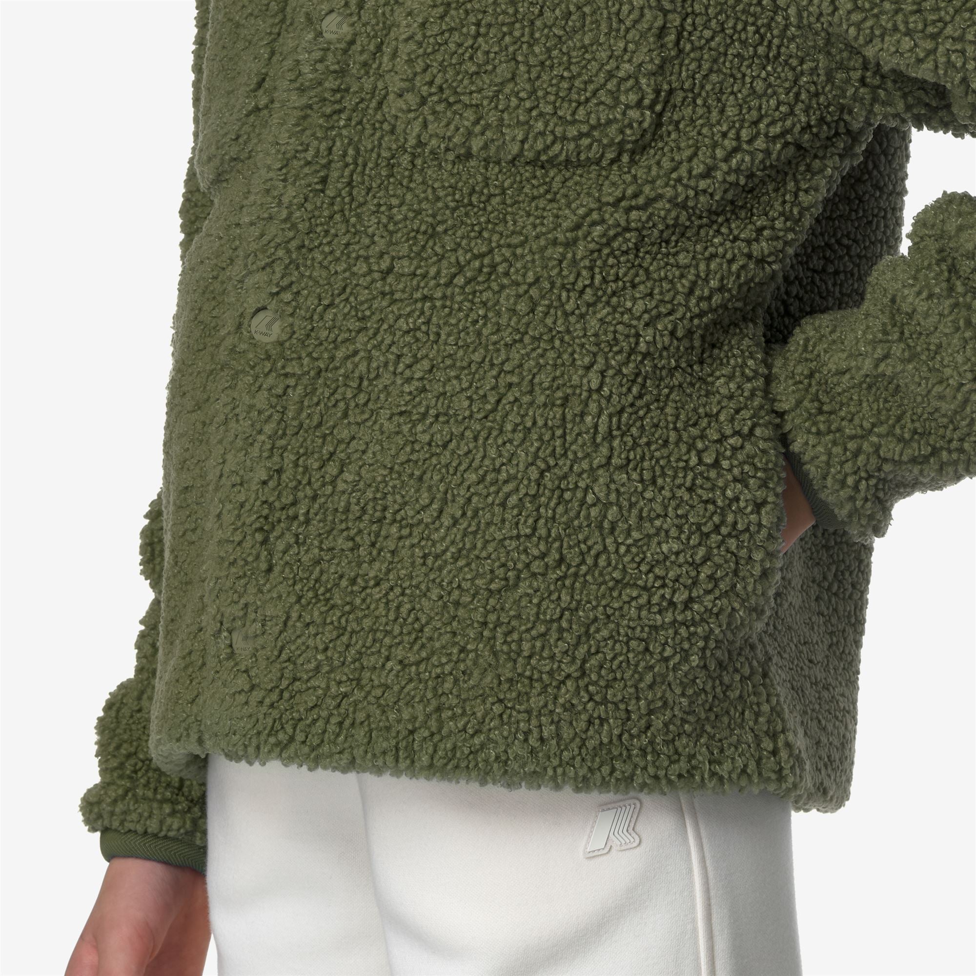 P. CAMERON SHERPA POLAR - Fleece - Jacket - Boy - GREEN C-GREEN C