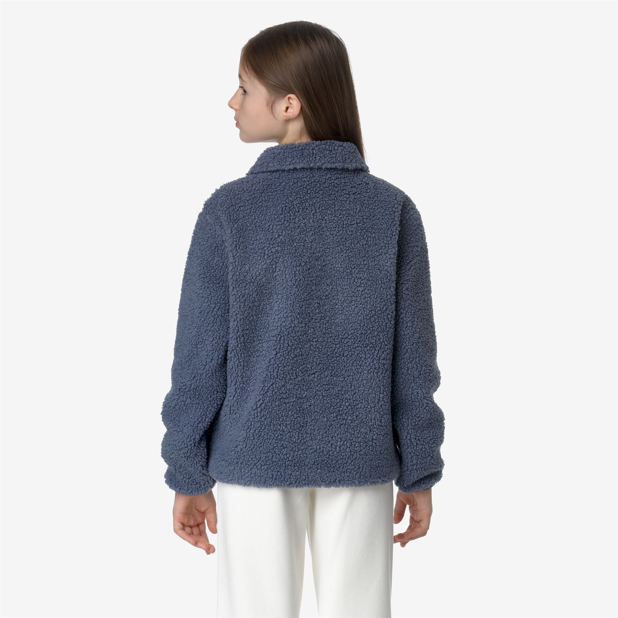 P. CAMERON SHERPA POLAR - Fleece - Jacket - Boy - GREY BLUE A-GREY BLUE A