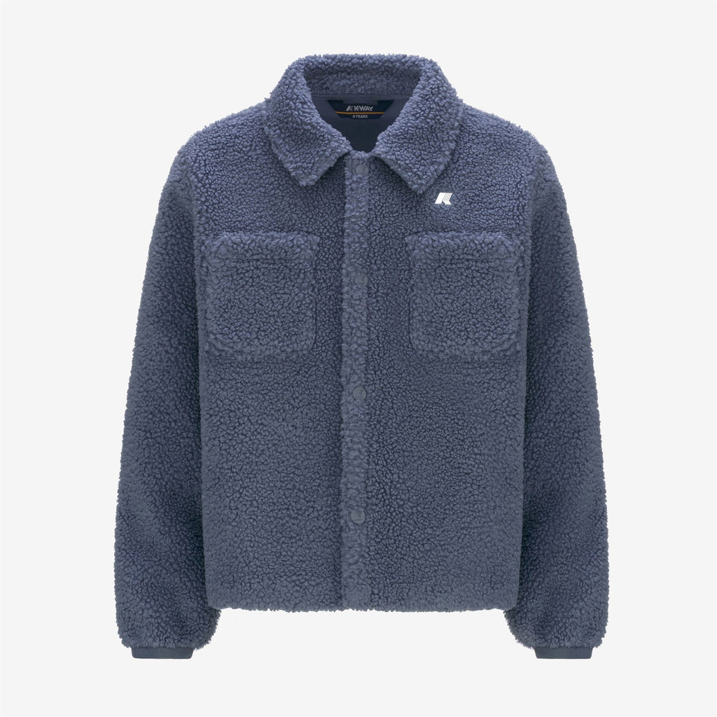 P. CAMERON SHERPA POLAR - Fleece - Jacket - Boy - GREY BLUE A-GREY BLUE A
