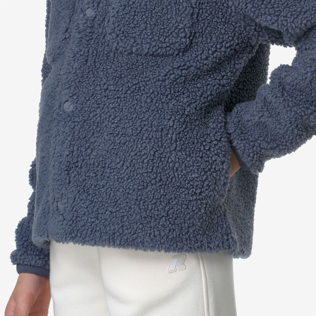 P. CAMERON SHERPA POLAR - Fleece - Jacket - Boy - GREY BLUE A-GREY BLUE A