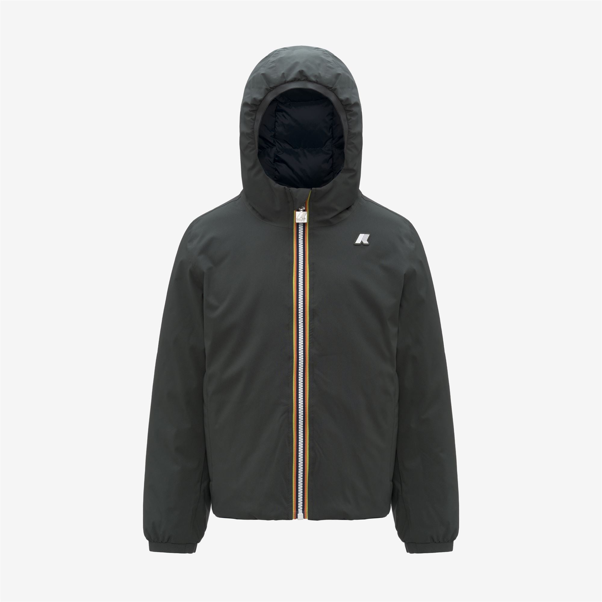 P. JACK ST THERMO REVERSIBLE - Jackets - Short - Boy - GREEN BLACKISH-BLUE DEPTH