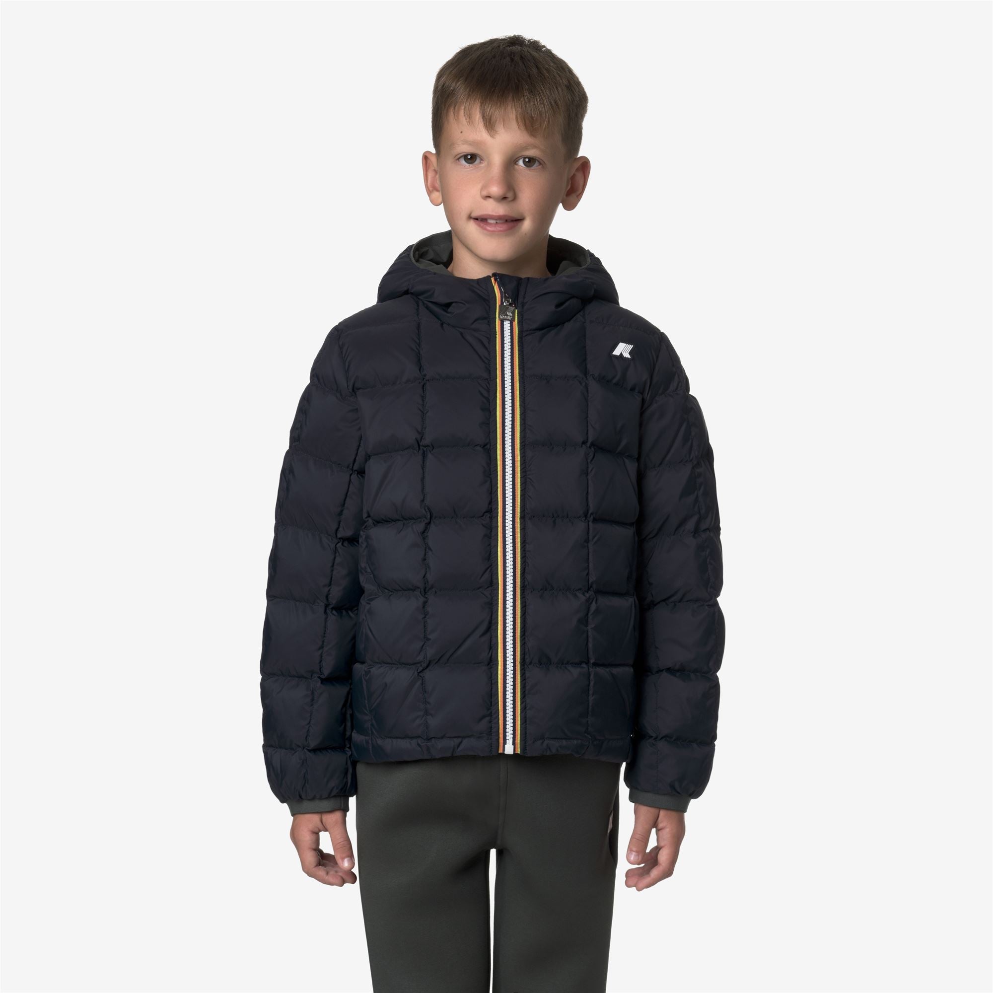 P. JACK ST THERMO REVERSIBLE - Jackets - Short - Boy - GREEN BLACKISH-BLUE DEPTH