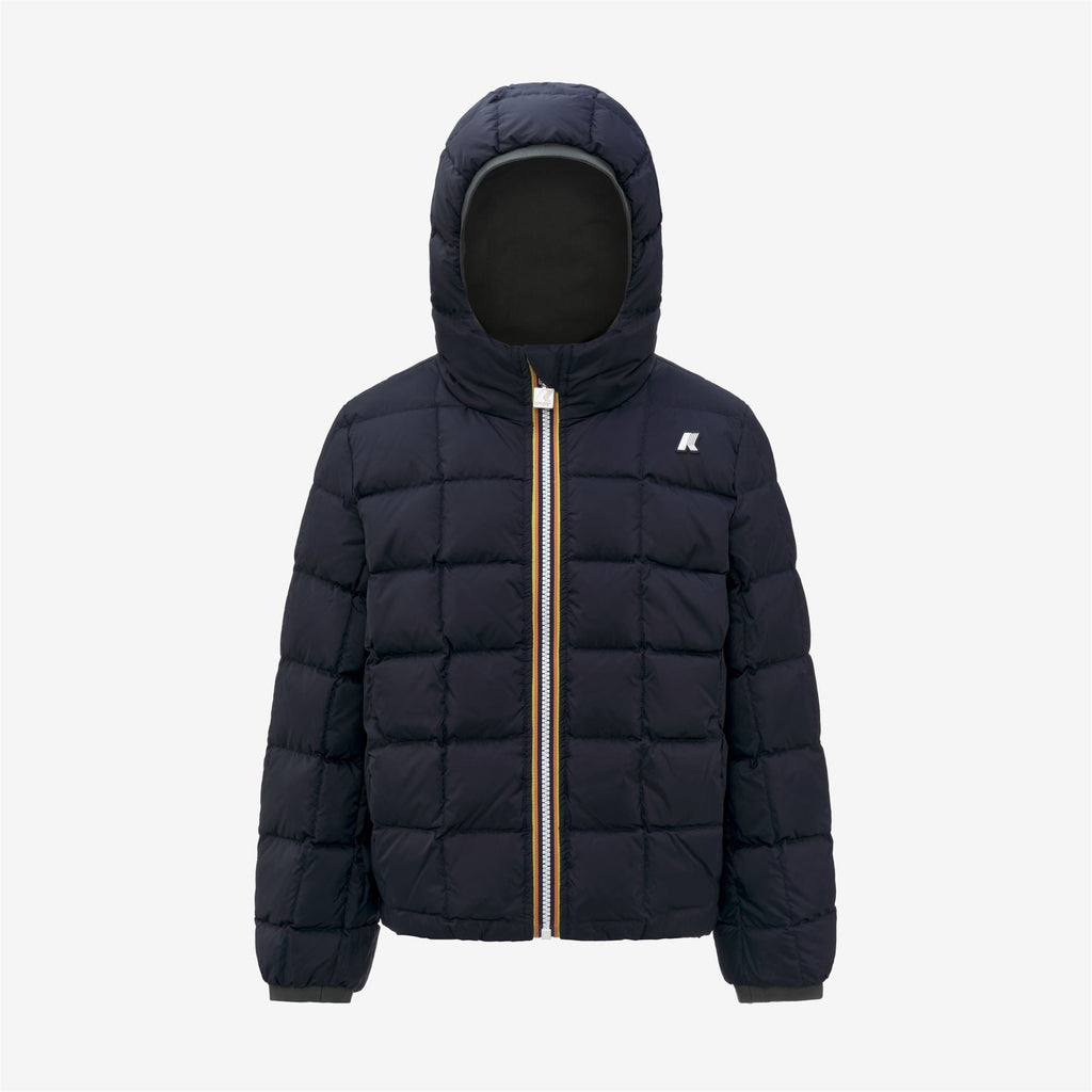 P. JACK ST THERMO REVERSIBLE - Jackets - Short - Boy - GREEN BLACKISH-BLUE DEPTH