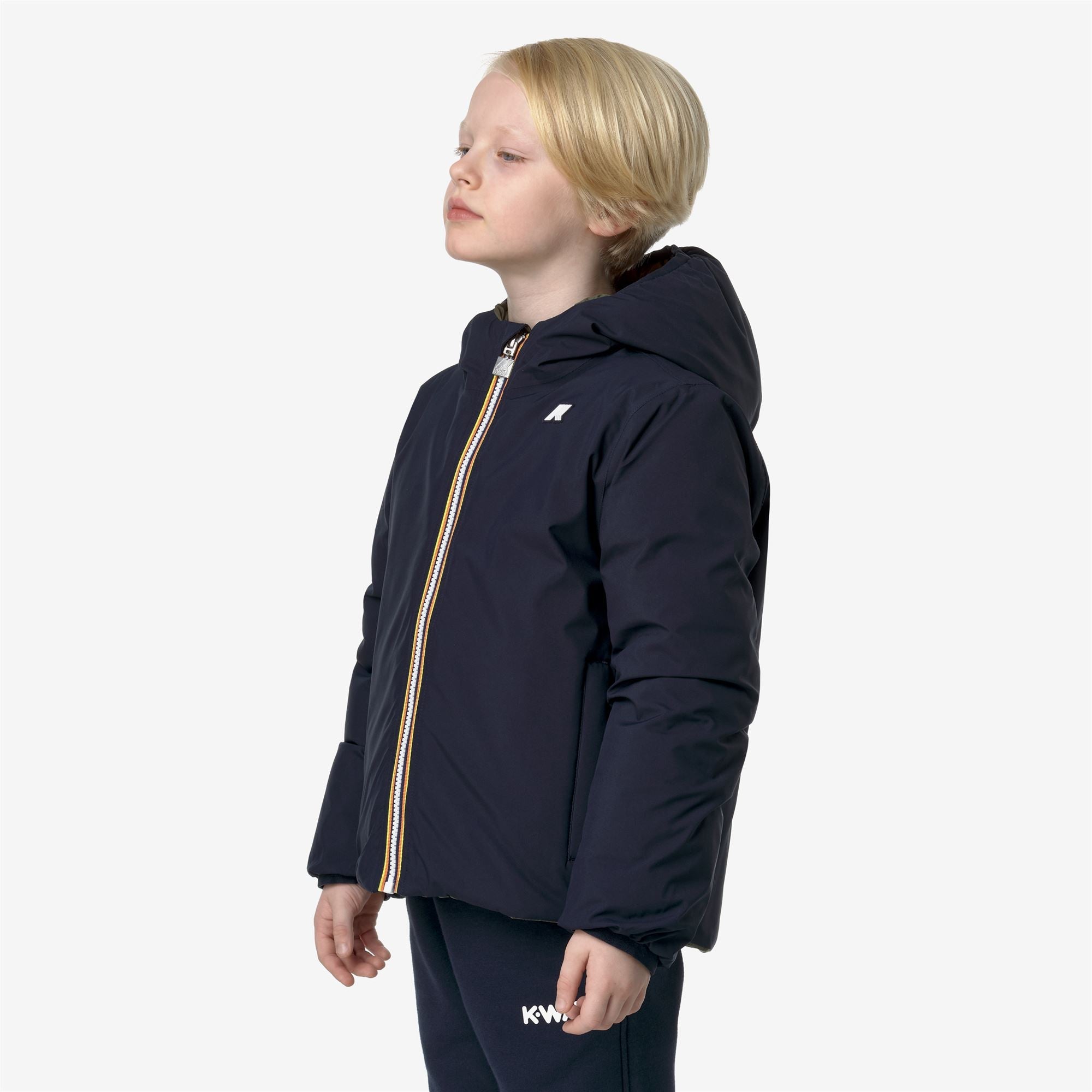 P. JACK ST THERMO REVERSIBLE - Jackets - Short - Boy - BLUE D-GREEN C