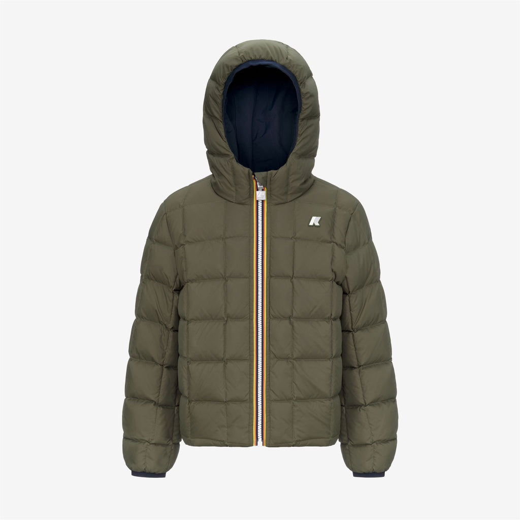 P. JACK ST THERMO REVERSIBLE - Jackets - Short - Boy - BLUE D-GREEN C