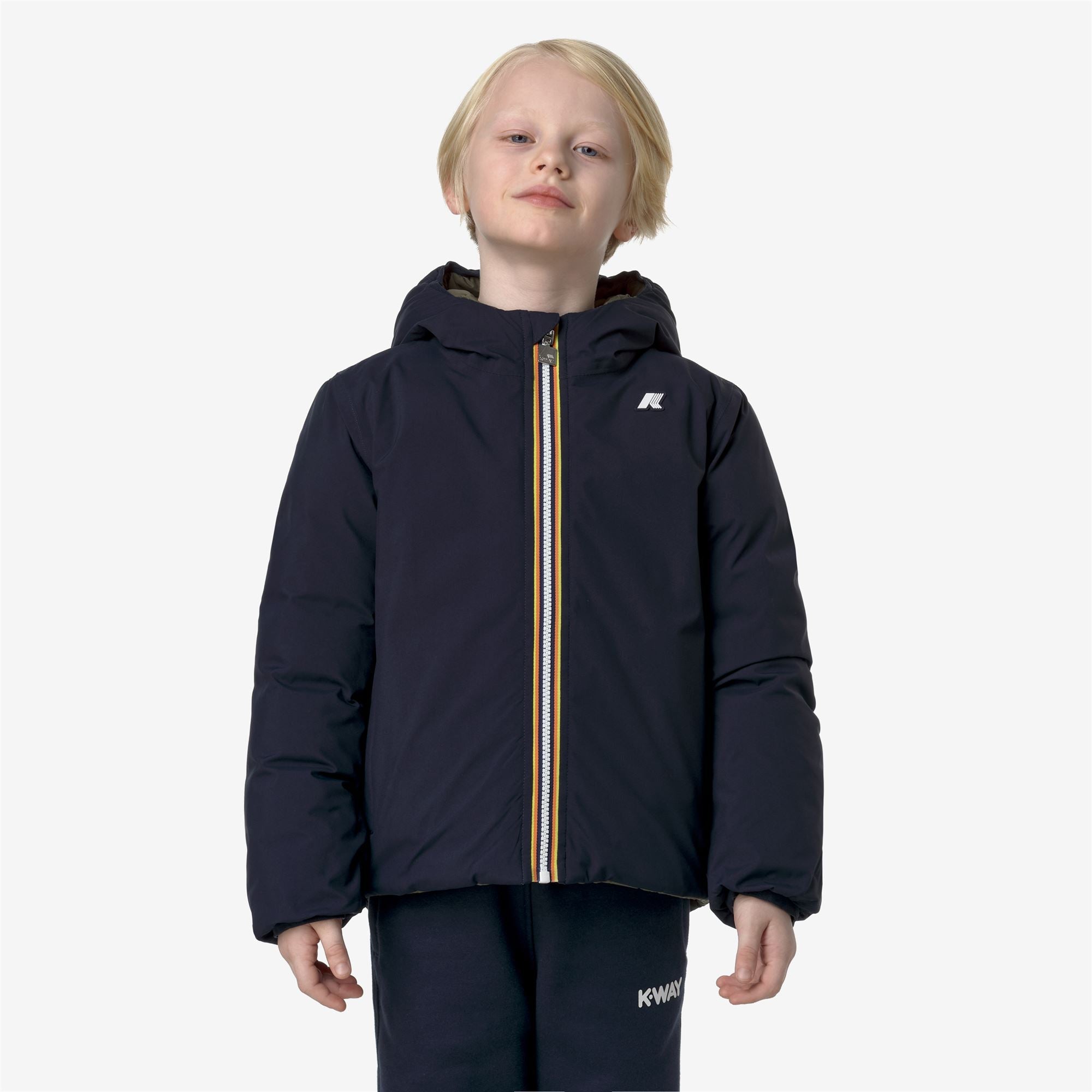 P. JACK ST THERMO REVERSIBLE - Jackets - Short - Boy - BLUE D-GREEN C