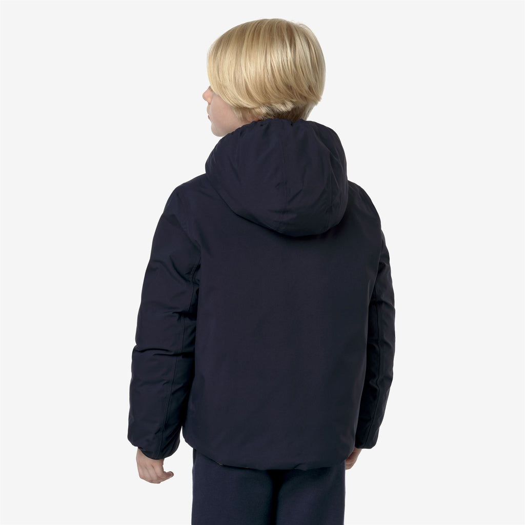 P. JACK ST THERMO REVERSIBLE - Jackets - Short - Boy - BLUE D-GREEN C