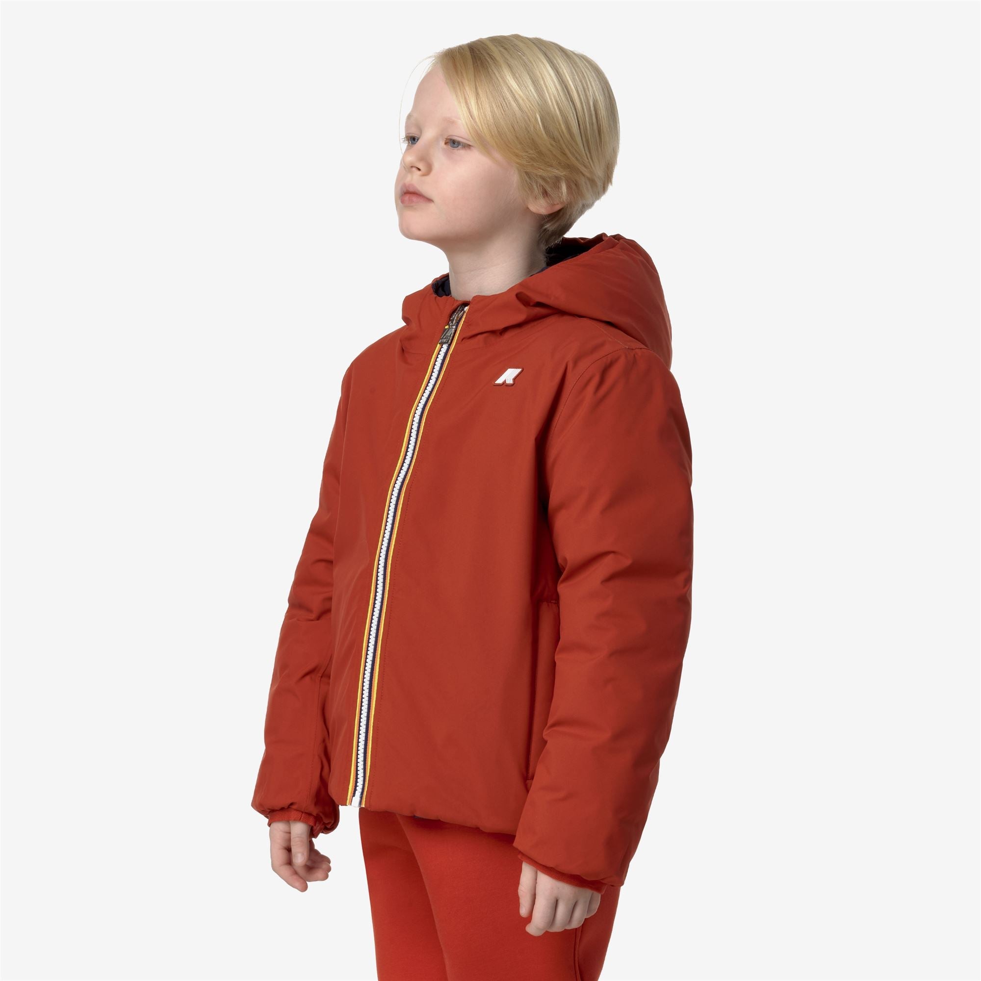 P. JACK ST THERMO REVERSIBLE - Jackets - Short - Boy - RED POMPEIAN-BLUE DEPTH