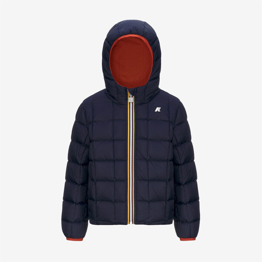 P. JACK ST THERMO REVERSIBLE - Jackets - Short - Boy - RED POMPEIAN-BLUE DEPTH