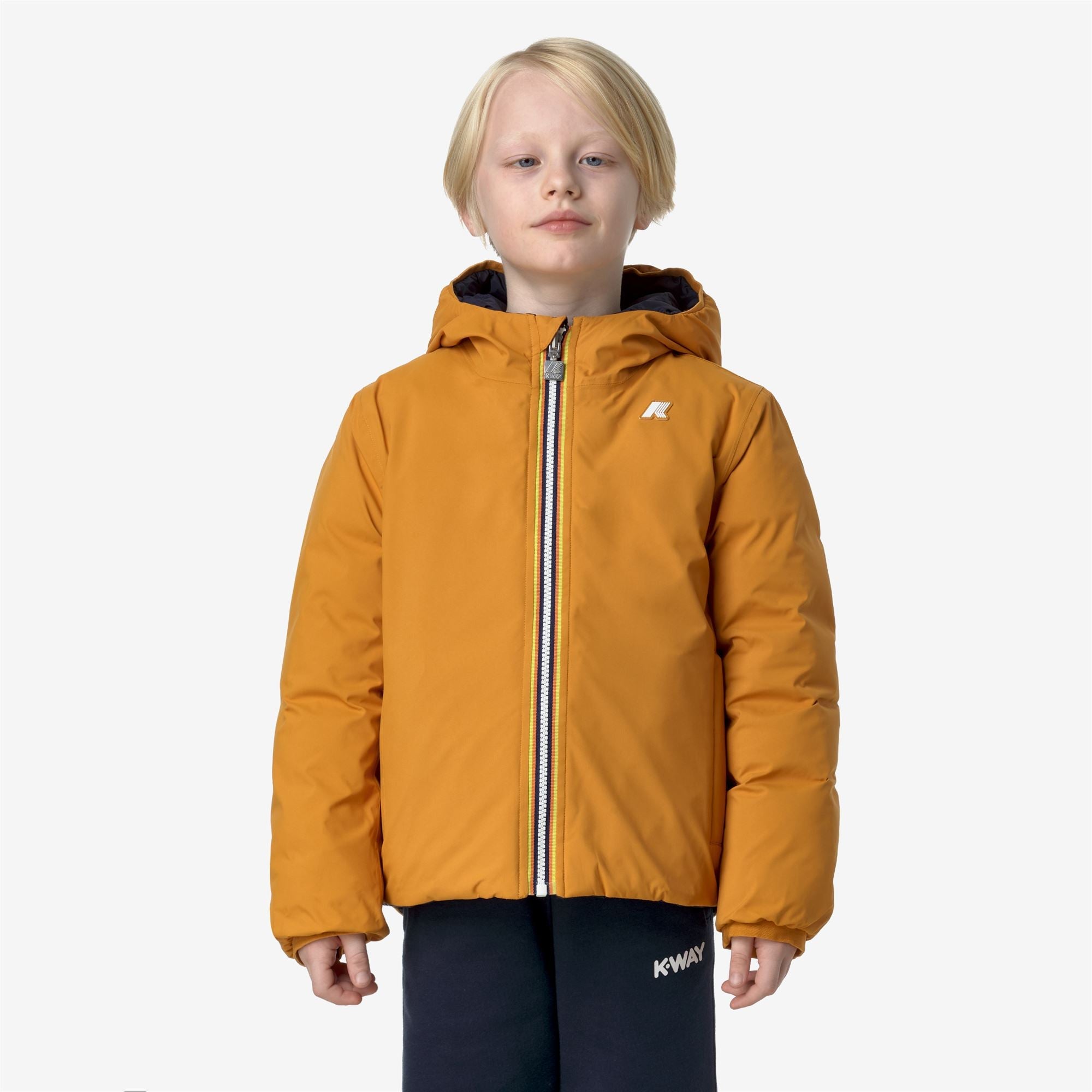 P. JACK ST THERMO REVERSIBLE - Jackets - Short - Boy - YELLOW INCA-BLUE DEPTH