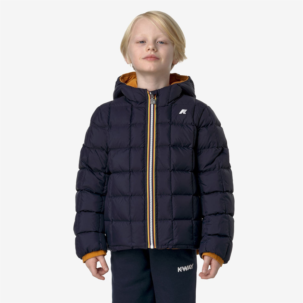 P. JACK ST THERMO REVERSIBLE - Jackets - Short - Boy - YELLOW INCA-BLUE DEPTH