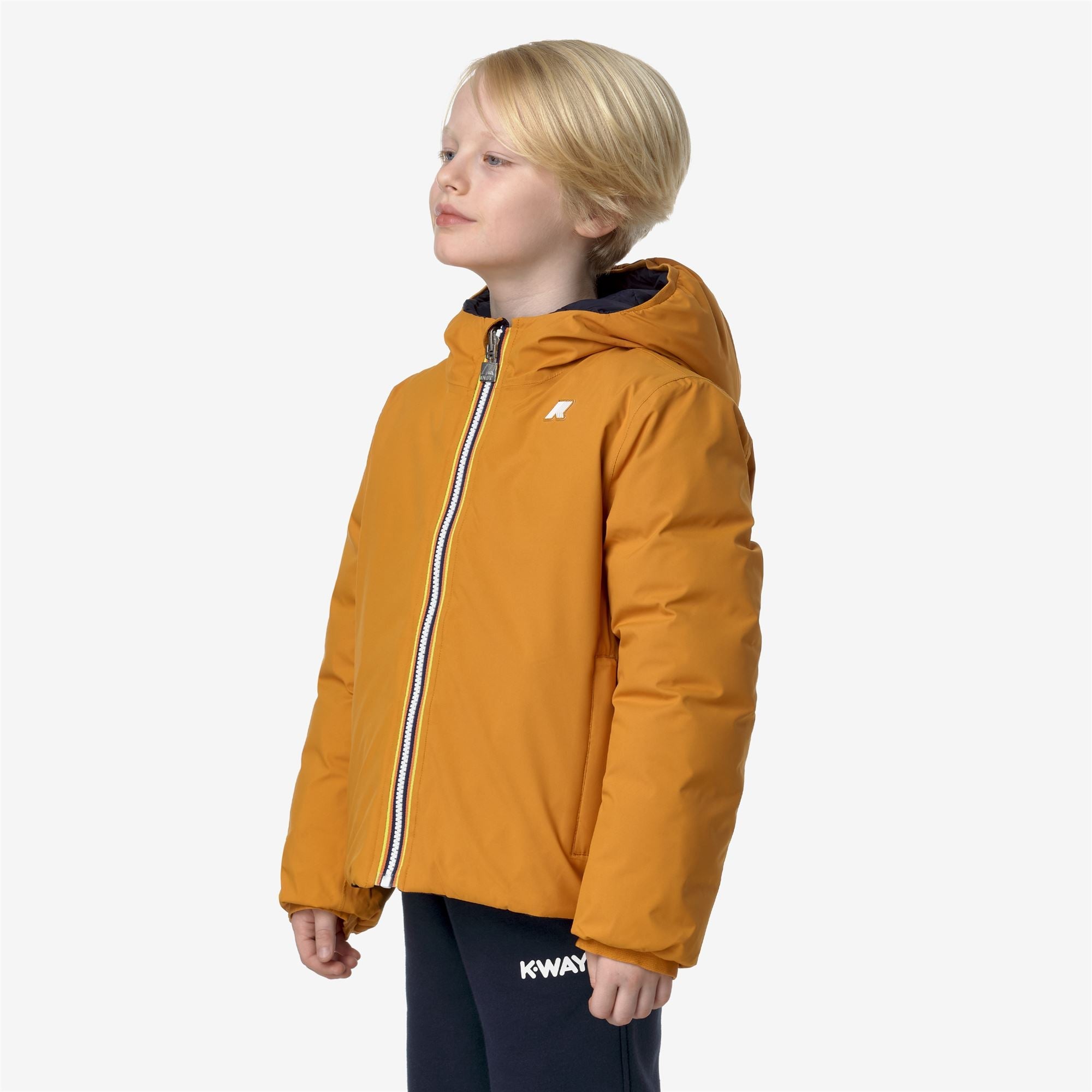 P. JACK ST THERMO REVERSIBLE - Jackets - Short - Boy - YELLOW INCA-BLUE DEPTH