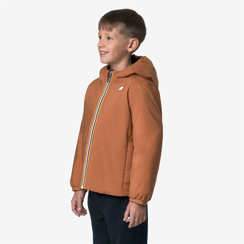 P. JACK ST THERMO REVERSIBLE - Jackets - Short - Boy - ORANGE ADOBE-BLUE DEPTH