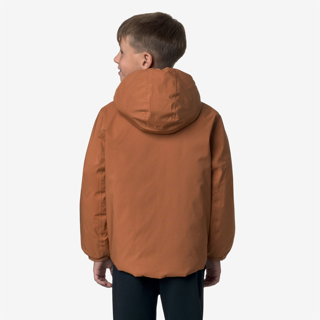 P. JACK ST THERMO REVERSIBLE - Jackets - Short - Boy - ORANGE ADOBE-BLUE DEPTH