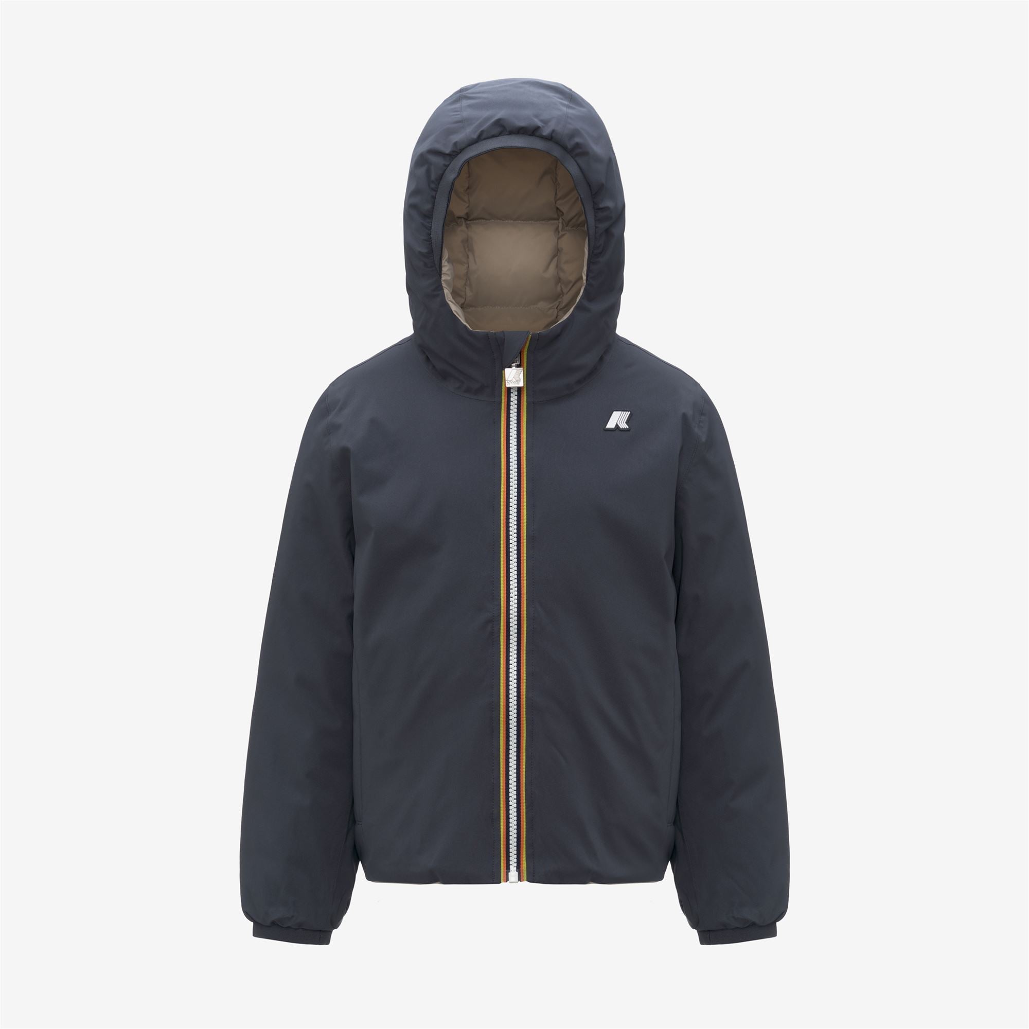 P. JACK ST THERMO REVERSIBLE - Jackets - Short - Boy - BLUE AIRFORCE-BEIGE CASHMERE
