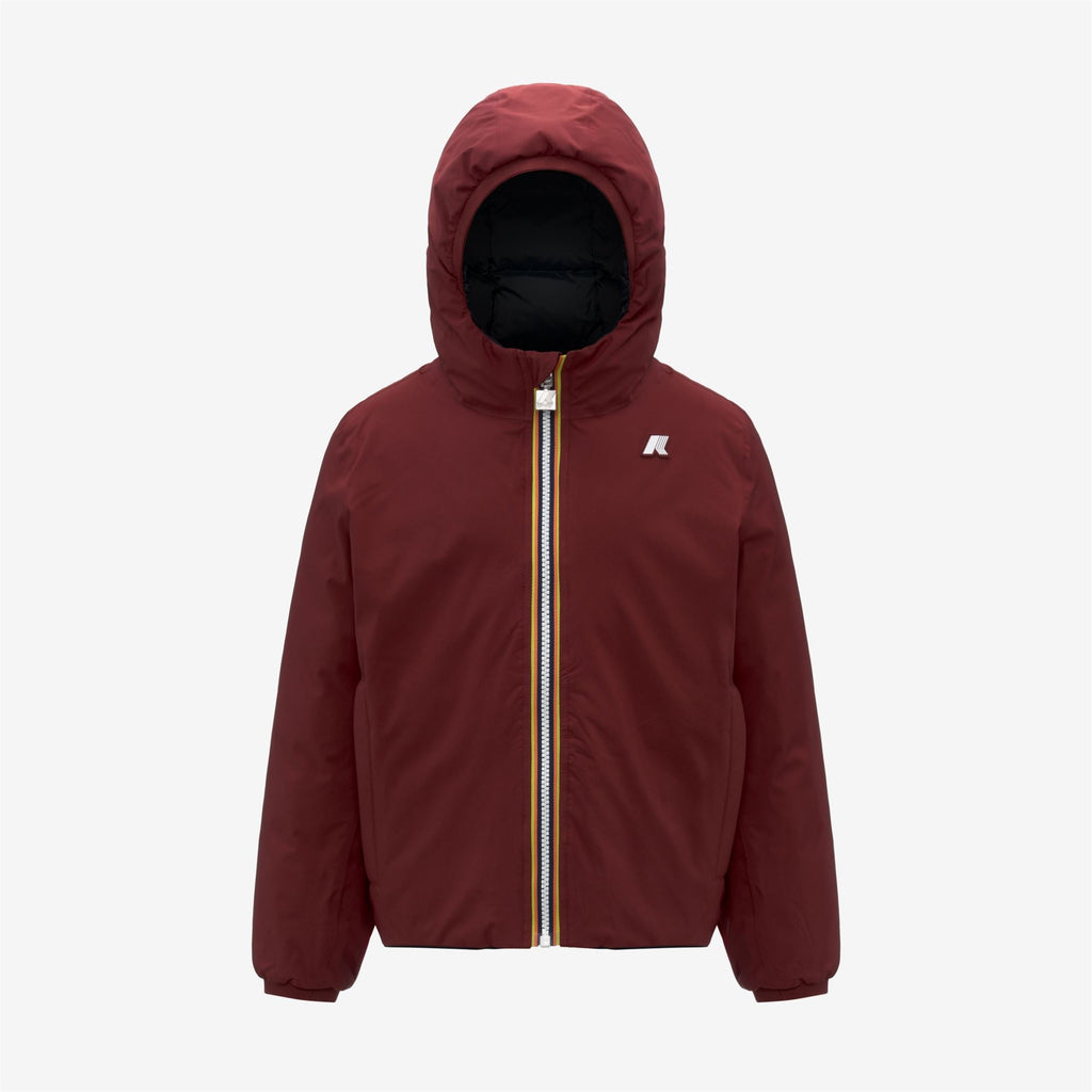 P. JACK ST THERMO REVERSIBLE - Jackets - Short - Boy - RED SYRAH-BLACK PURE