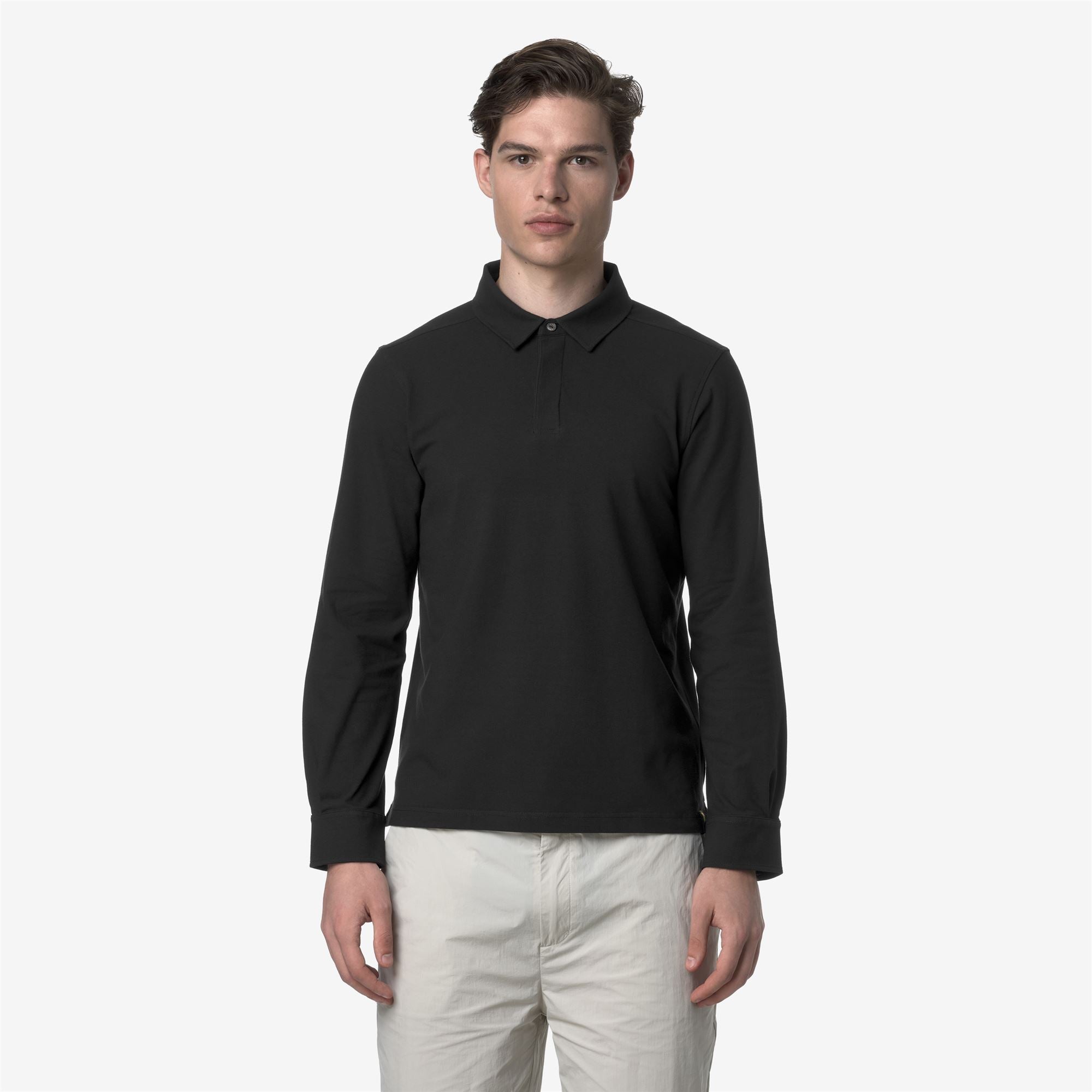 TIBERE ICE COTTON - Polo Shirts - Polo - Man - BLACK PURE