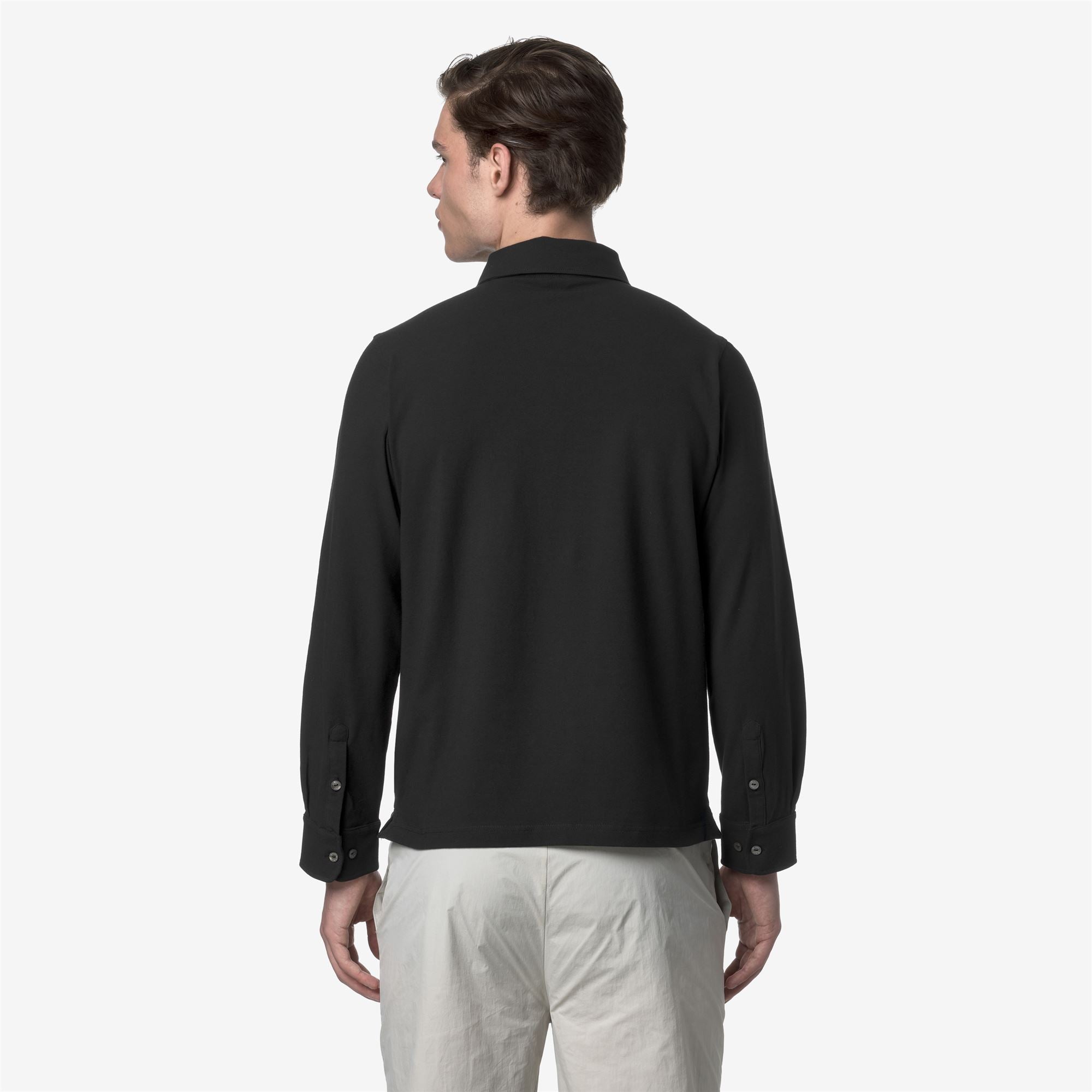 TIBERE ICE COTTON - Polo Shirts - Polo - Man - BLACK PURE