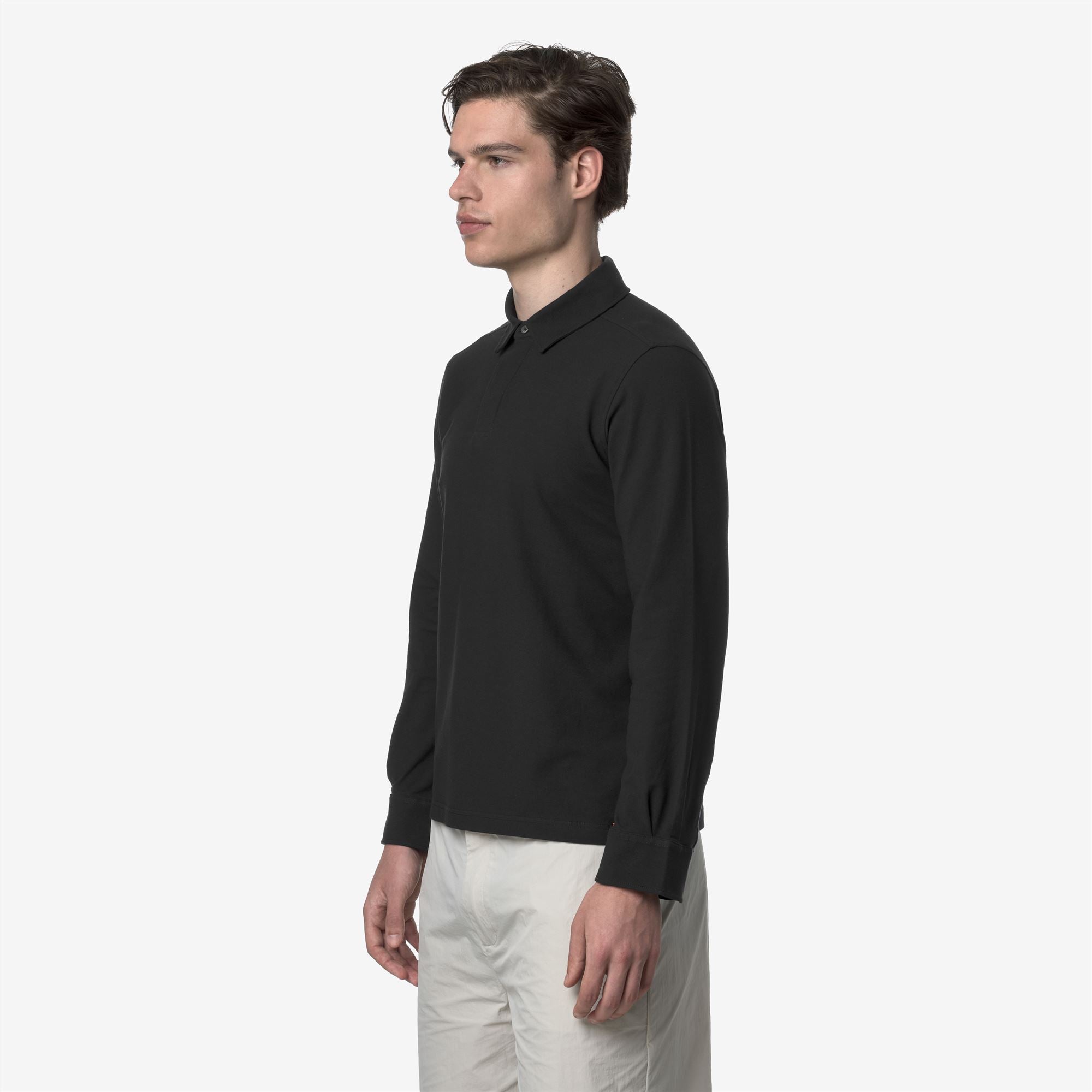 TIBERE ICE COTTON - Polo Shirts - Polo - Man - BLACK PURE