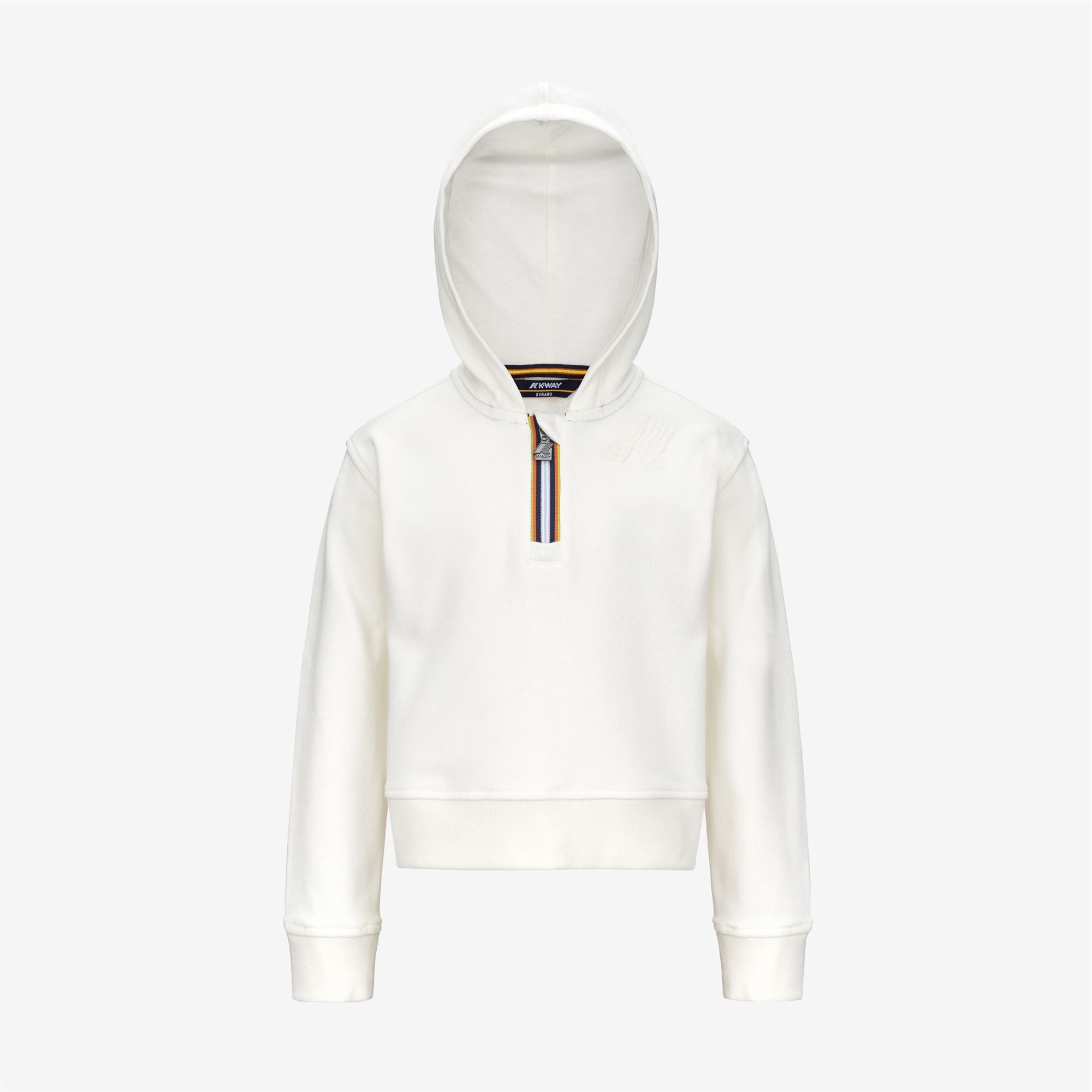 P. NADIA FP K SPONGE - Fleece - Hoodie - Girl - WHITE GARDENIA