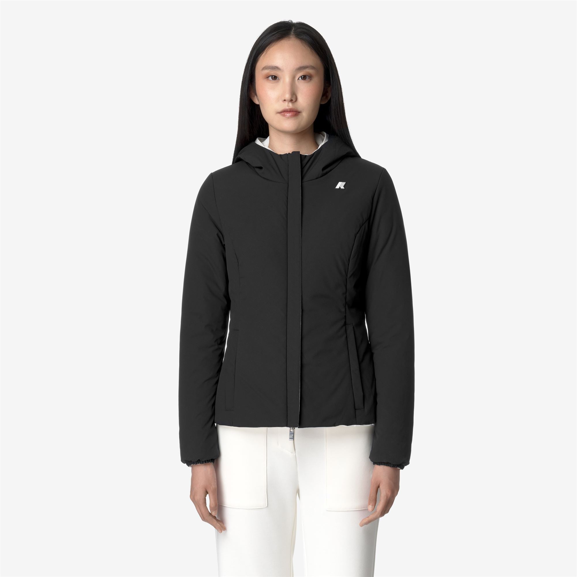 LILY ST WARM REVERSIBLE - Jackets - Short - Woman - WHITE GARDENIA-BLACK PURE