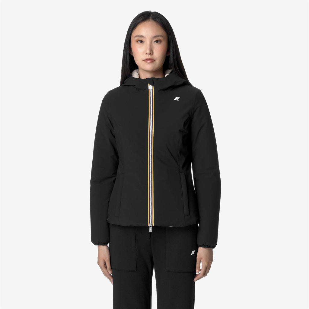 LILY ST WARM REVERSIBLE - Jackets - Short - Woman - BLACK P-BEIGE G
